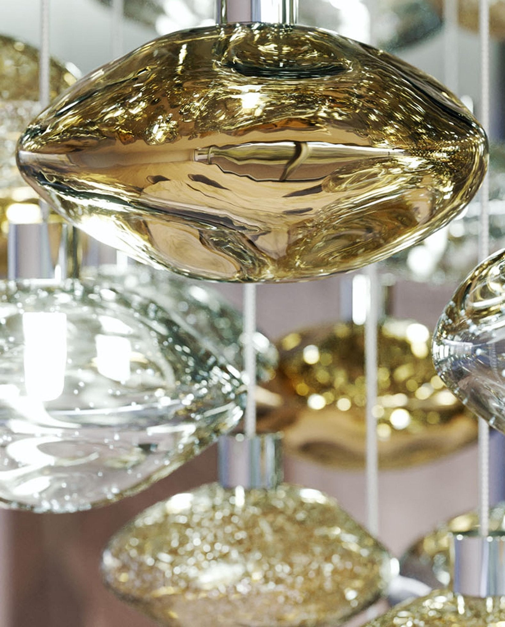 Elmarel Flowing Crystal Dining Chandelier - Letslighting