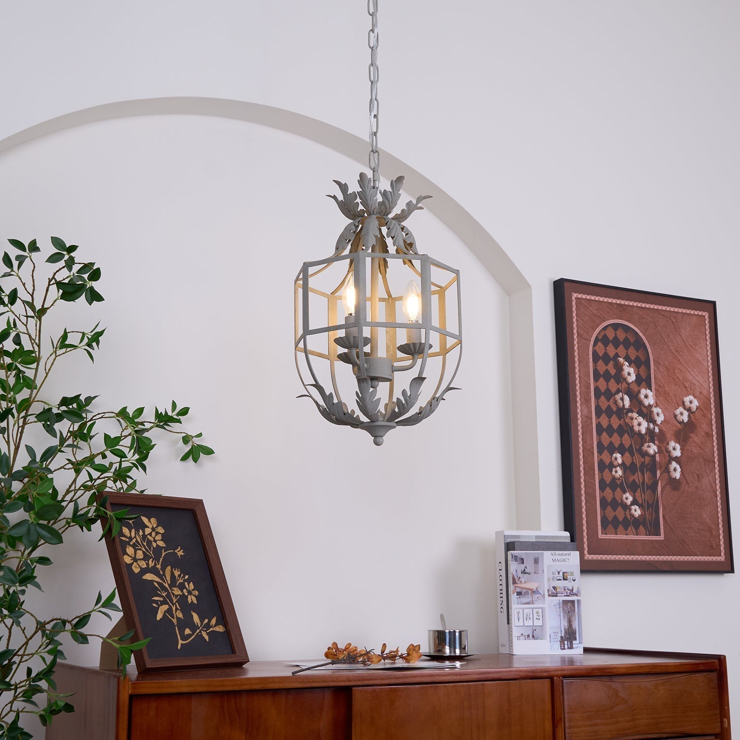 Lustre Retro Cage Chandelier - Letslighting