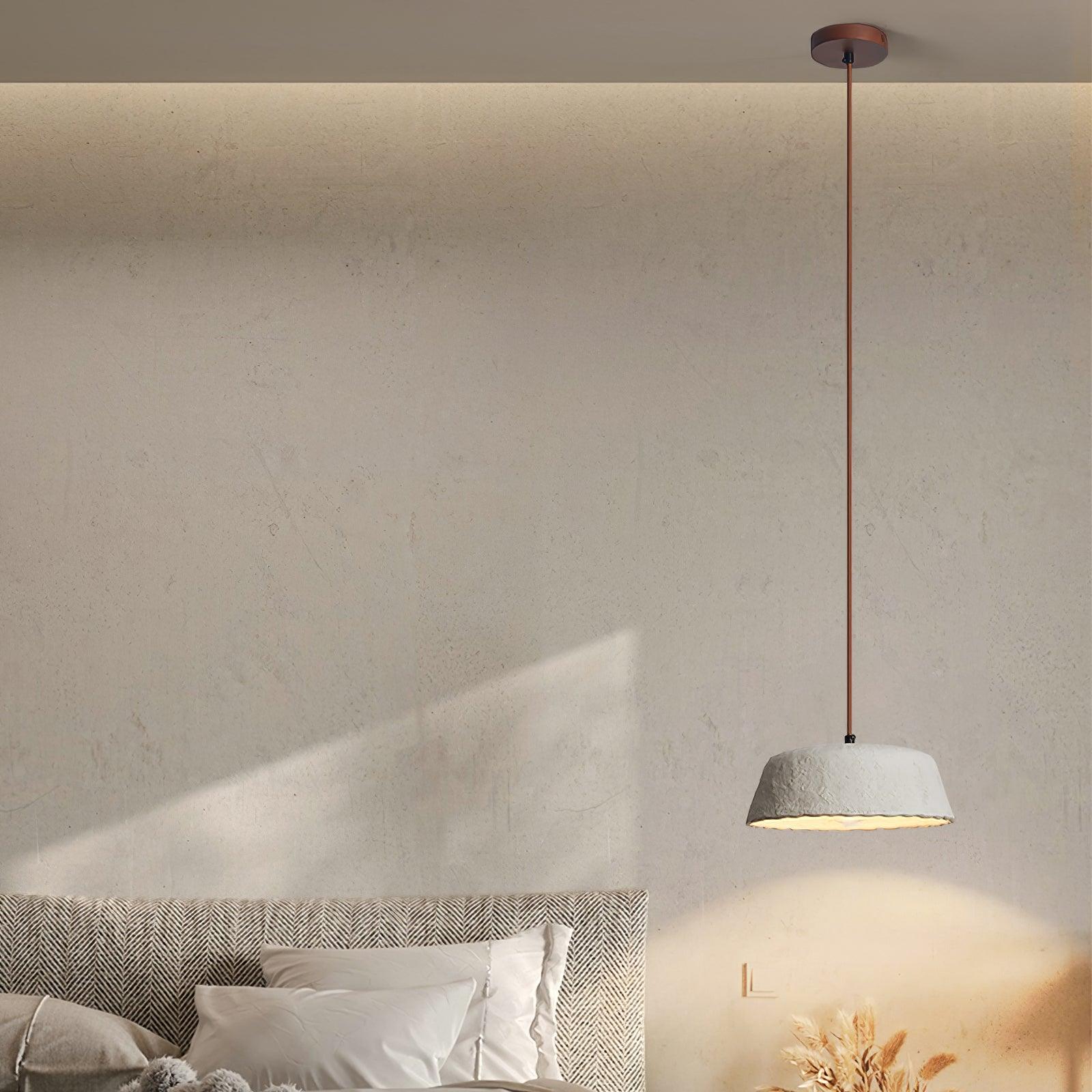 Stone Contemporary Wood Pendant Lamp - Letslighting