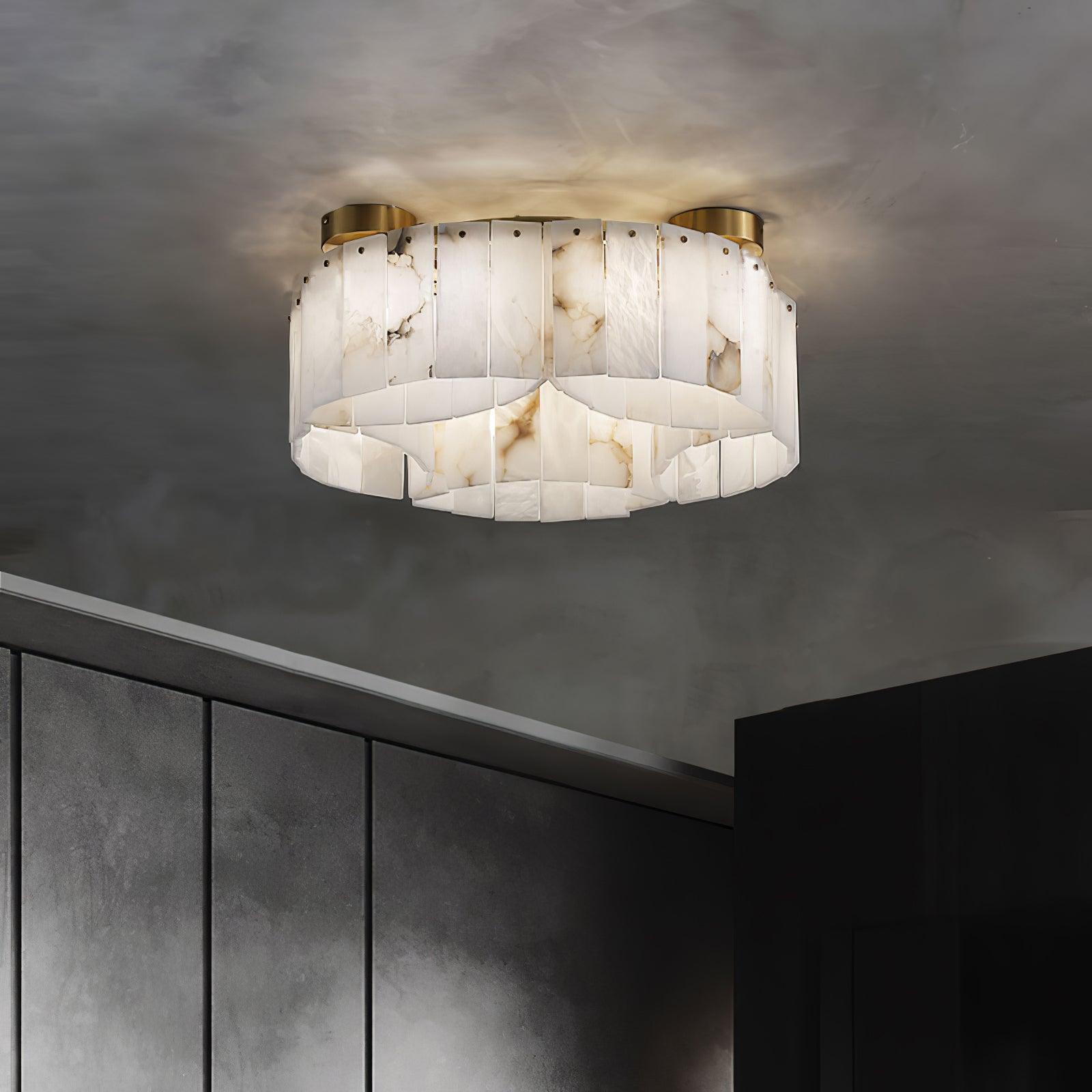 Selene Alabaster Ceiling Light - Letslighting