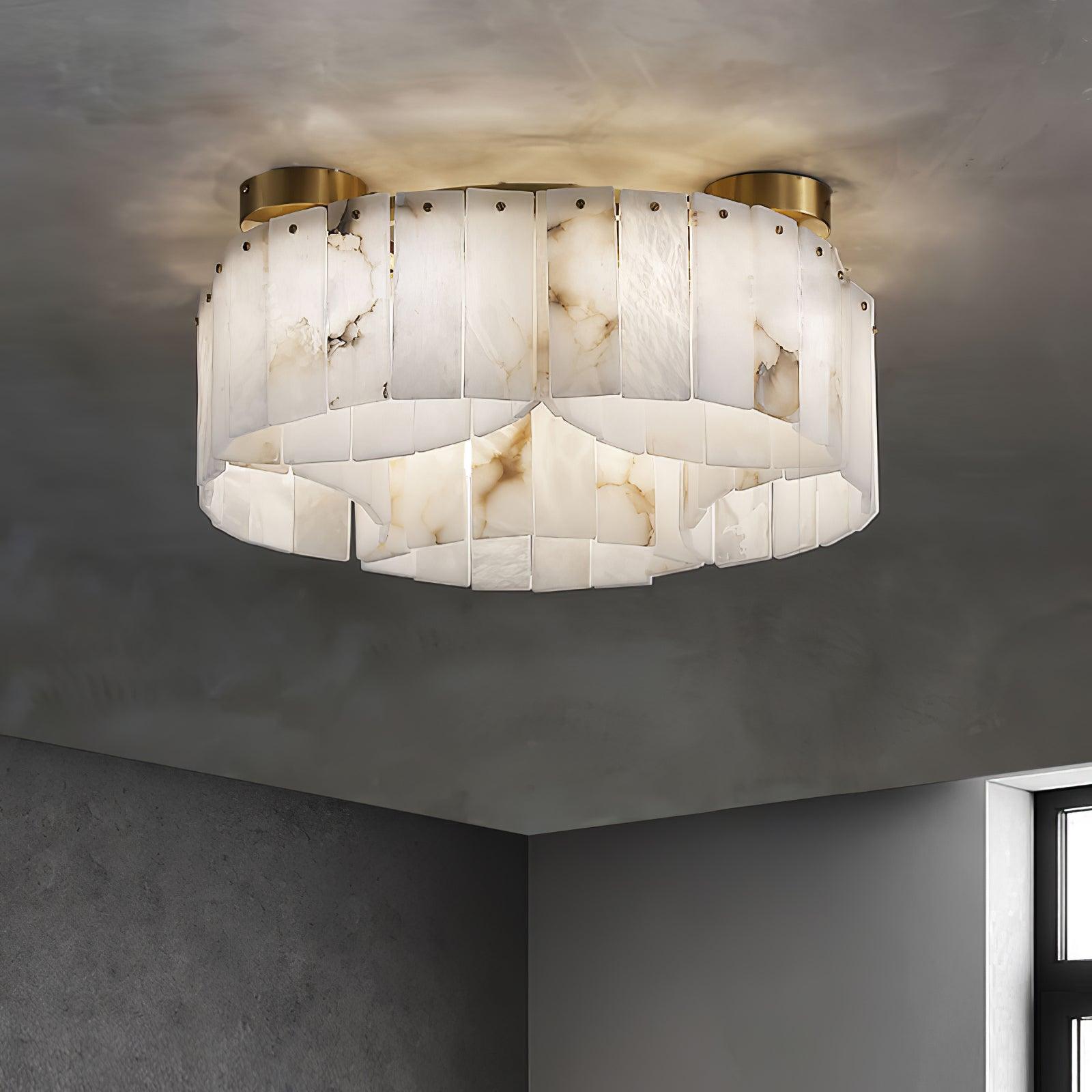 Selene Alabaster Ceiling Light - Letslighting