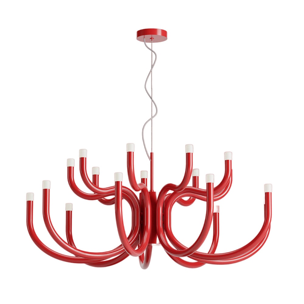 Myvenara Individual Creativity Brass Metal Chandelier - Lamp Copper