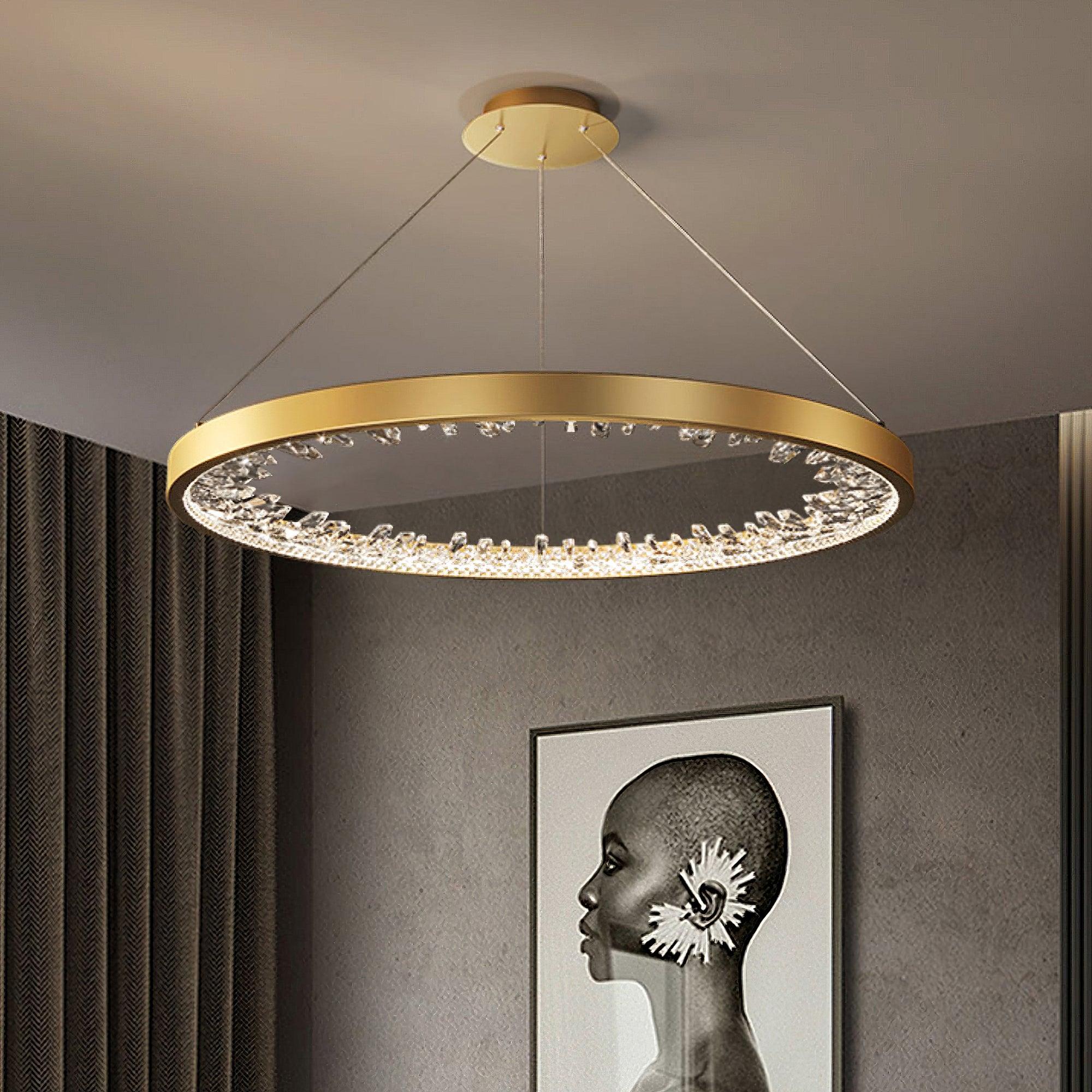 Luxury Circle Crystal Chandelier - Letslighting