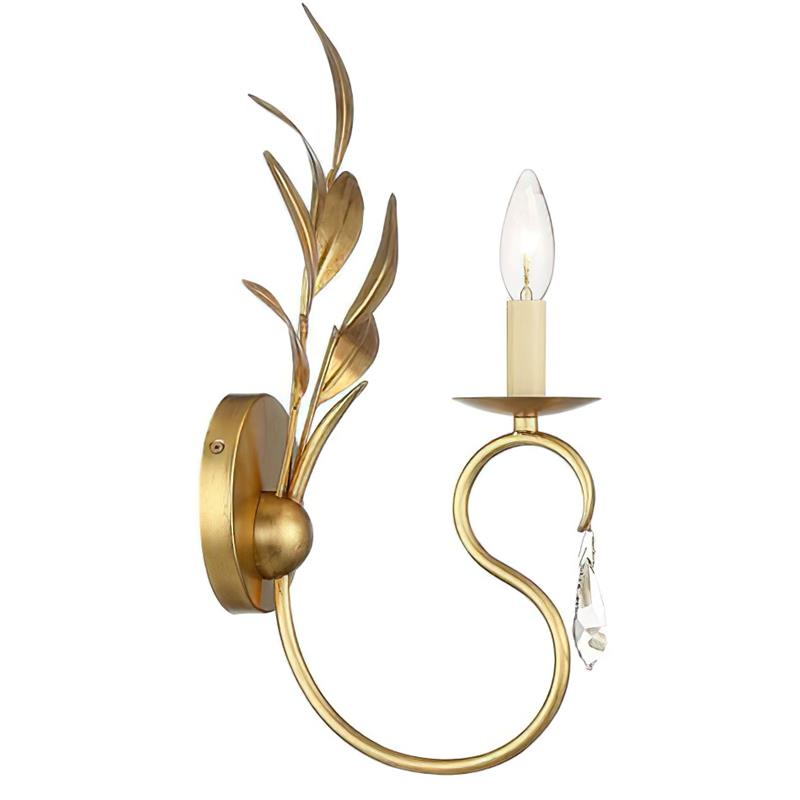 Zerinos Individual Creativity Brass Crystal Sconces Wall Lamp - Lamp Copper