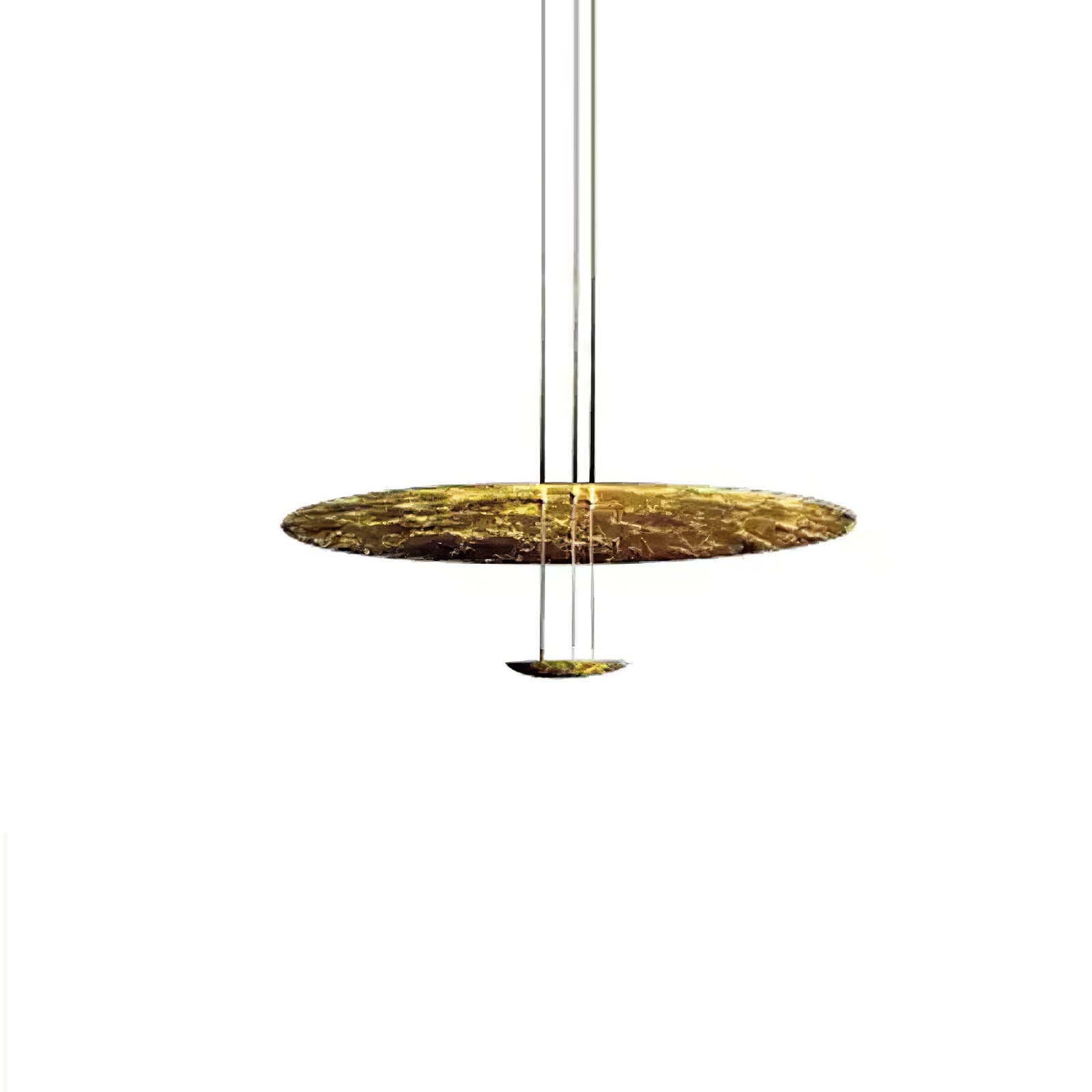 Zathaara Layered Gold Foil Pendant Light - Letslighting