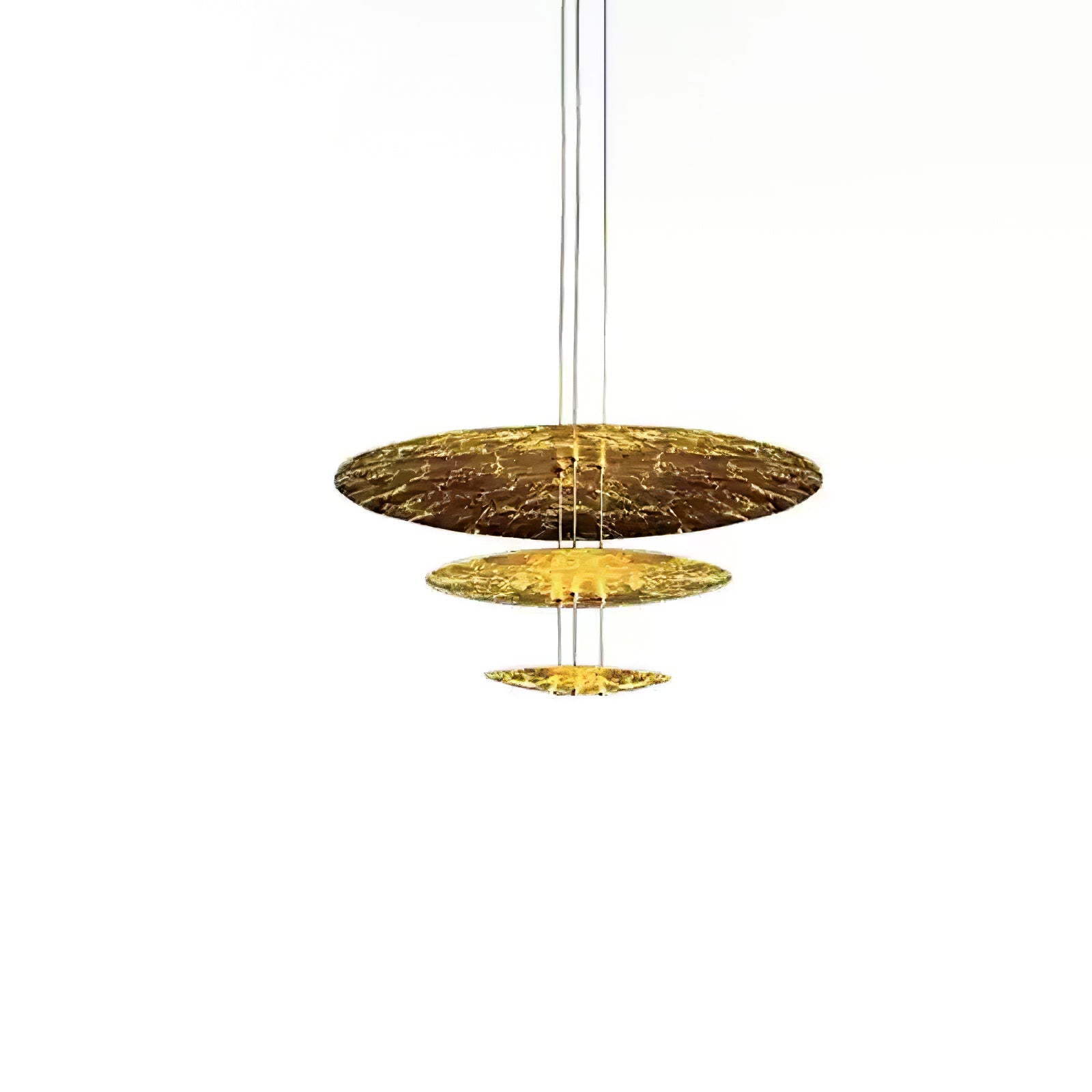 Zathaara Layered Gold Foil Pendant Light - Letslighting
