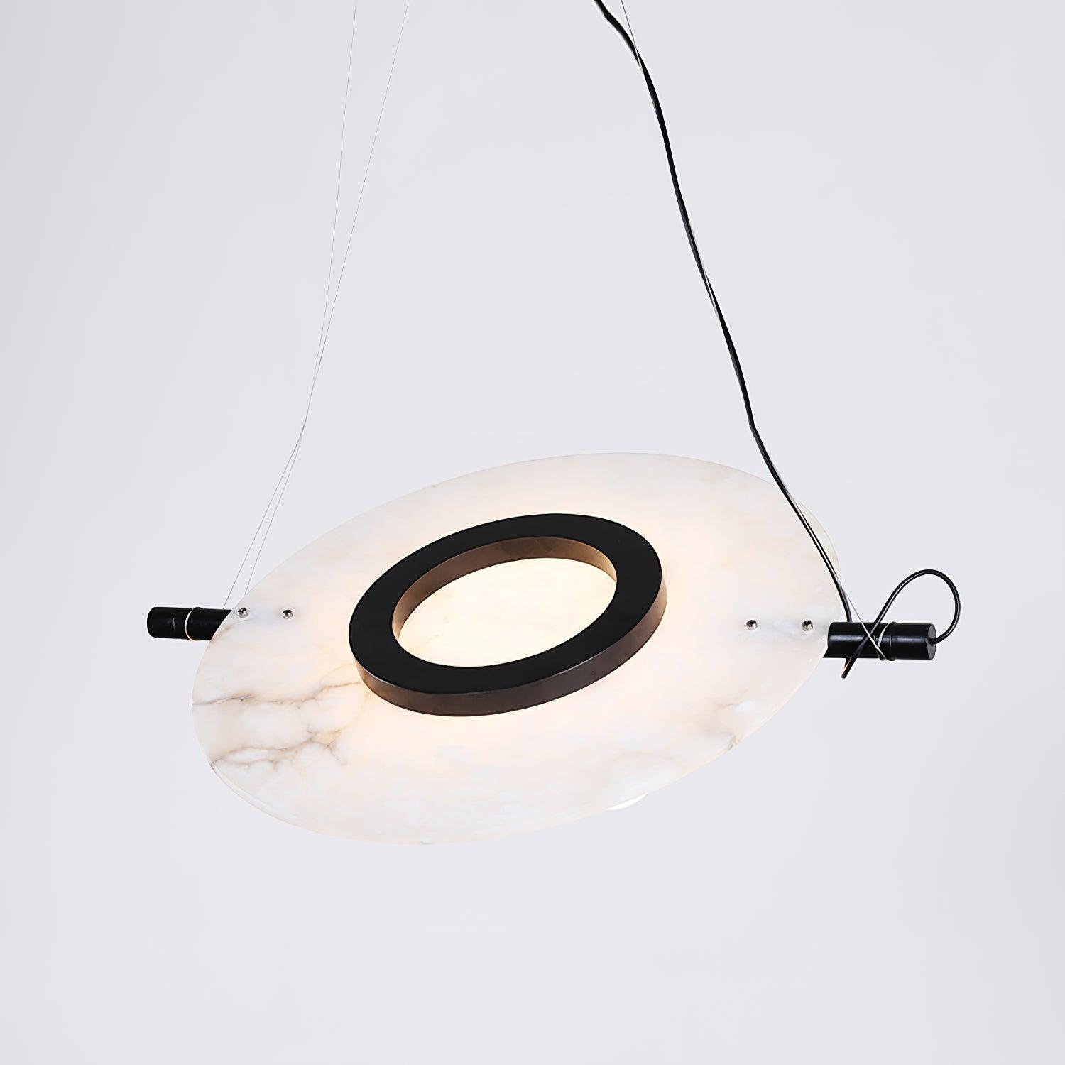 Imirila Disc Shaped Glass Pendant Light - Letslighting
