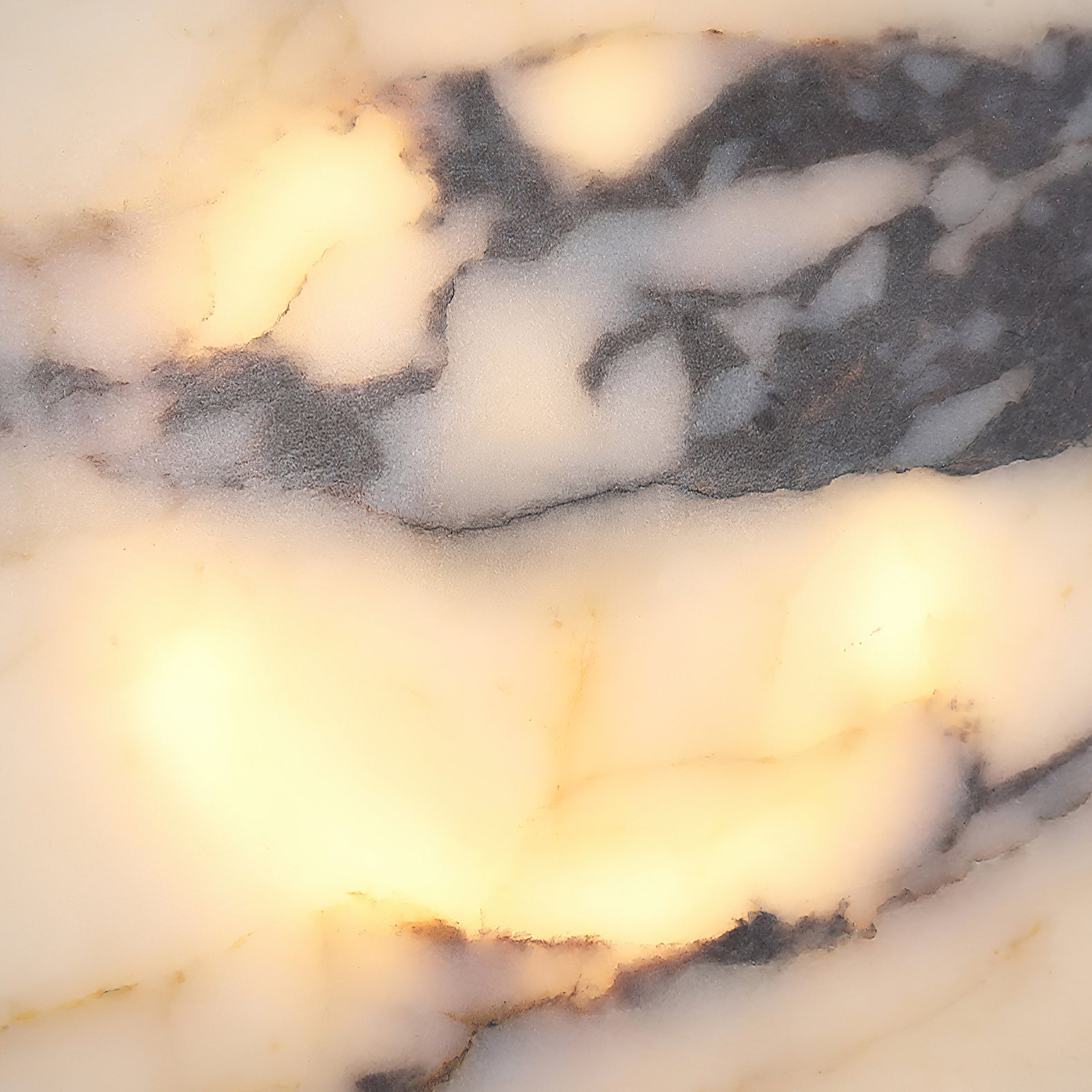 Ivinir Modern Minimalist Round Marble Ceiling Lamp - Lamp Copper