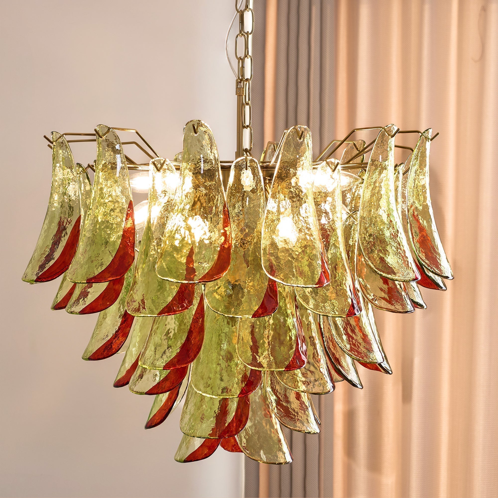 Ulvarisra Postmodern Luxury Glass Chandelier - Lamp Copper