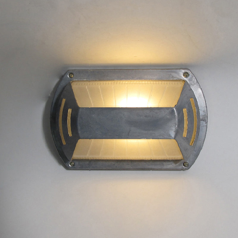 Olcarila Vintage Outdoor Metal Glass Sconce Wall Lamp - Lamp Copper