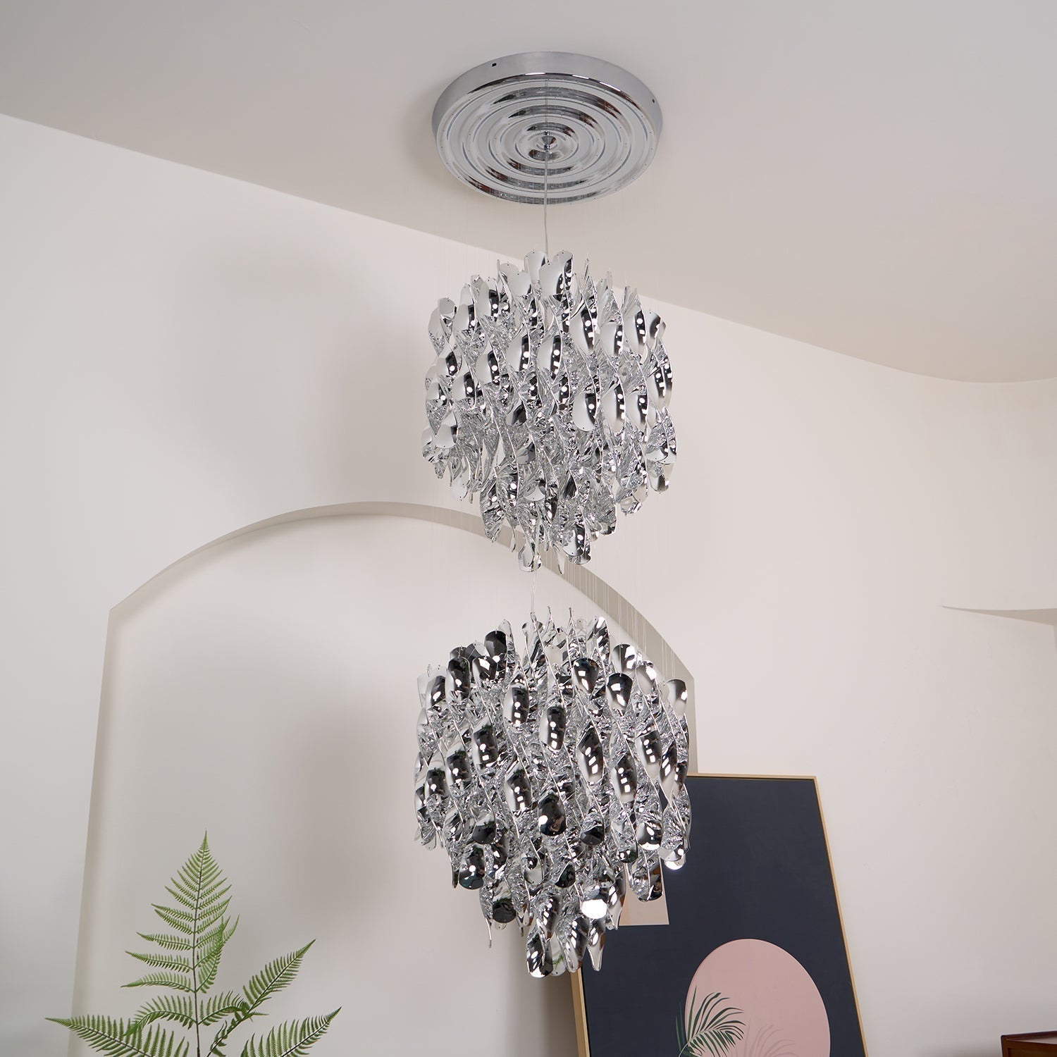 Isoran Luxe Acrylic Chandelier - Letslighting