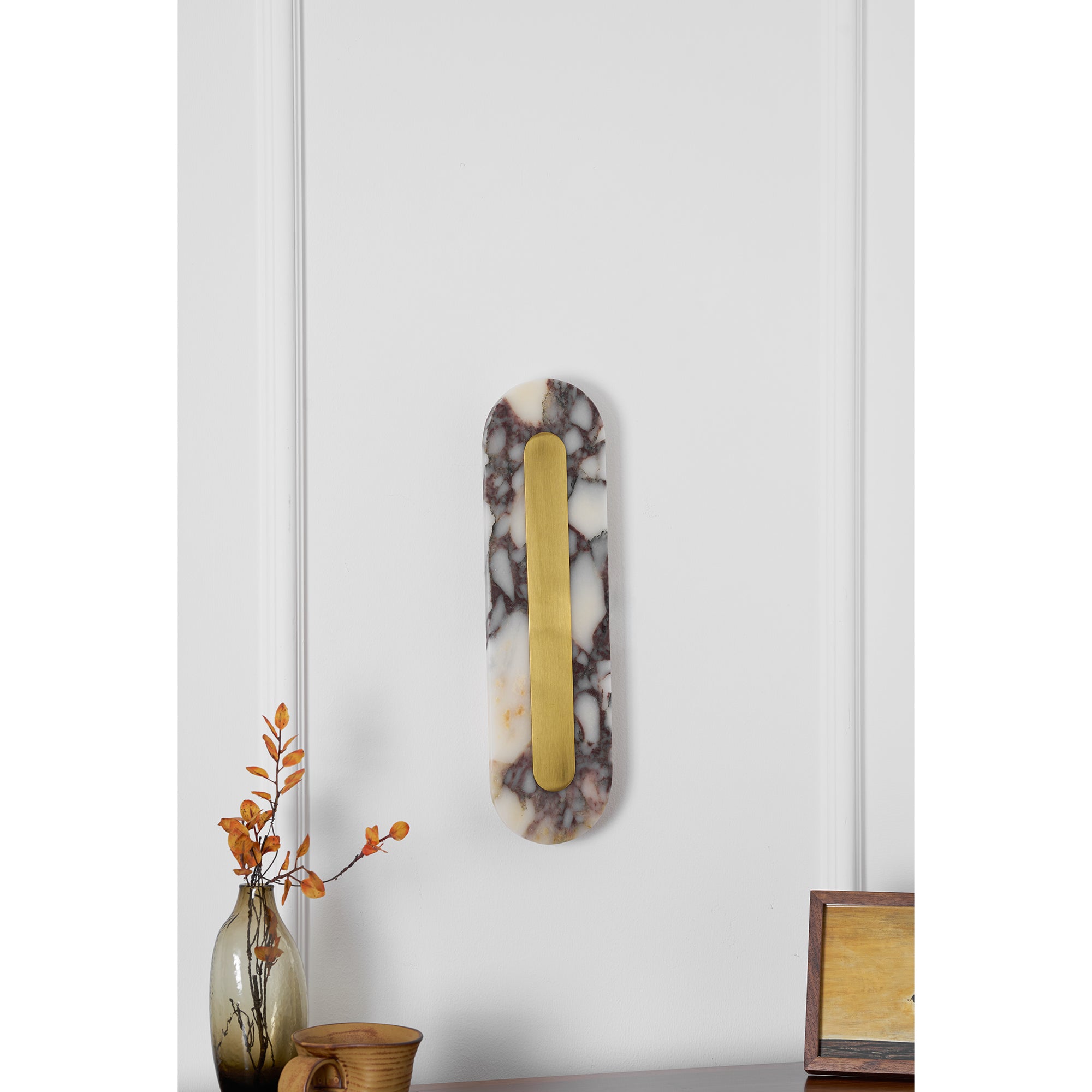 Marmo Modern Minimalist Metal Marble Wall Lamp - Lamp Copper