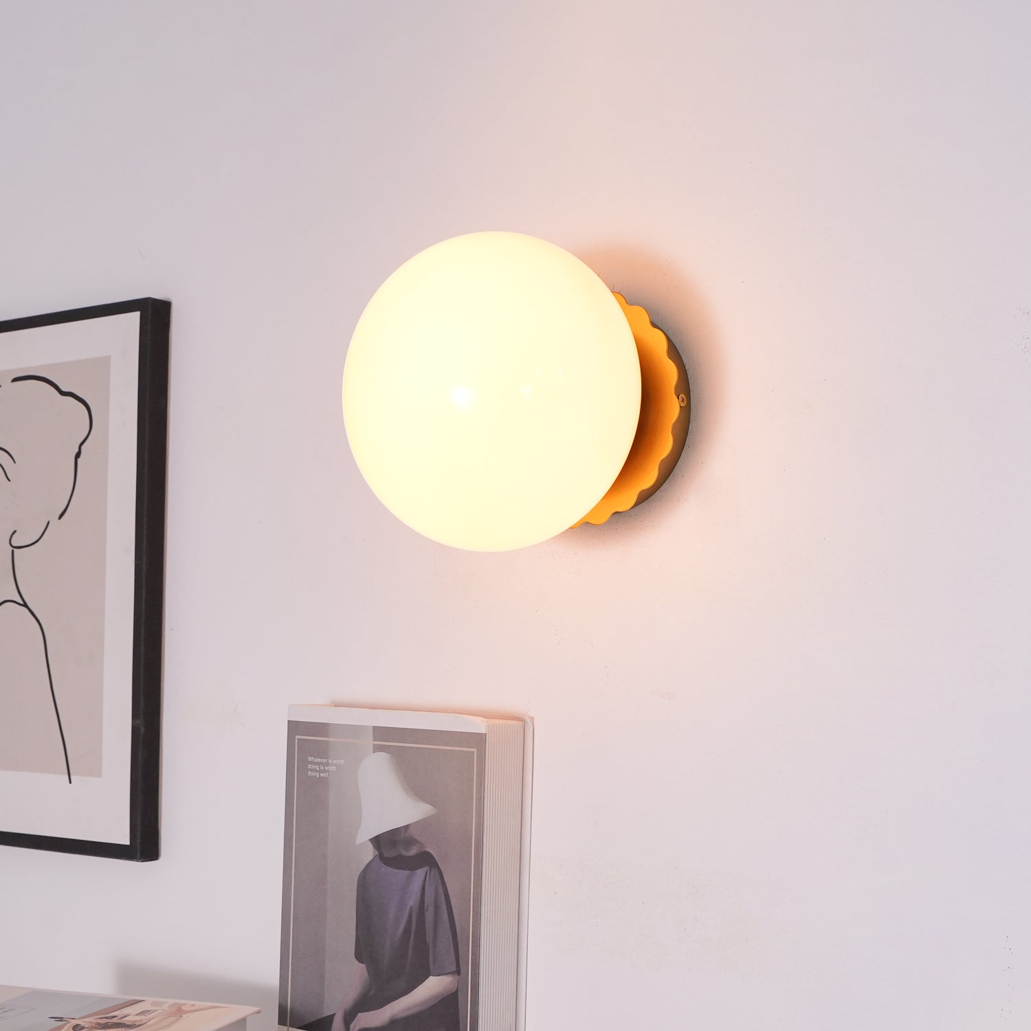 Aria Lámpara de Pared Marshmallow