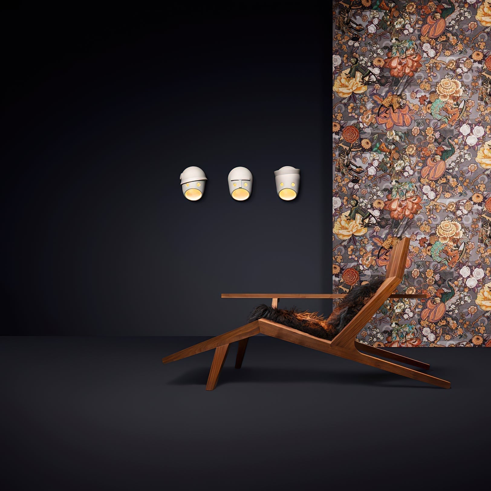 Mask Wall Light - Letslighting