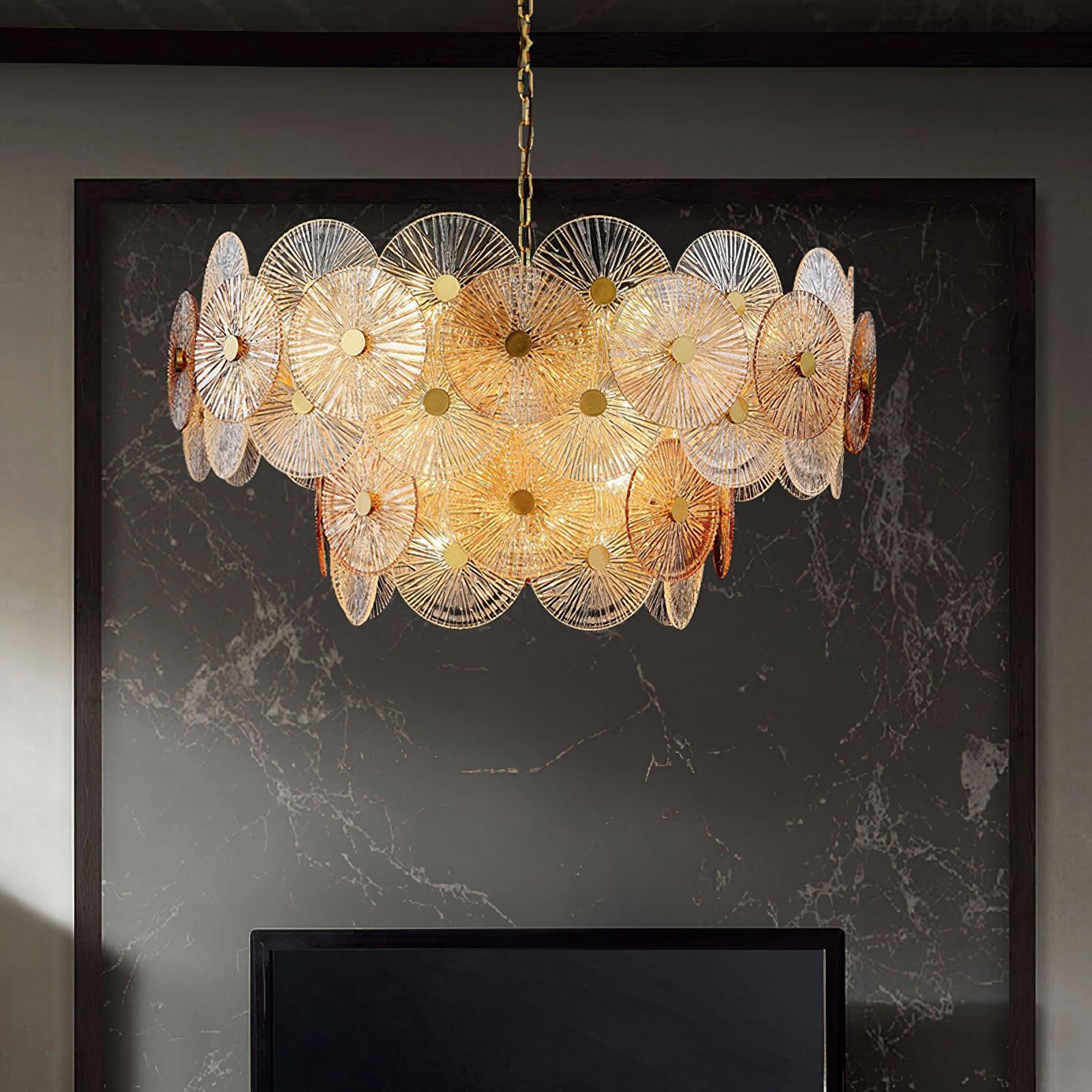 Aurelia Glass Chandelier - Letslighting