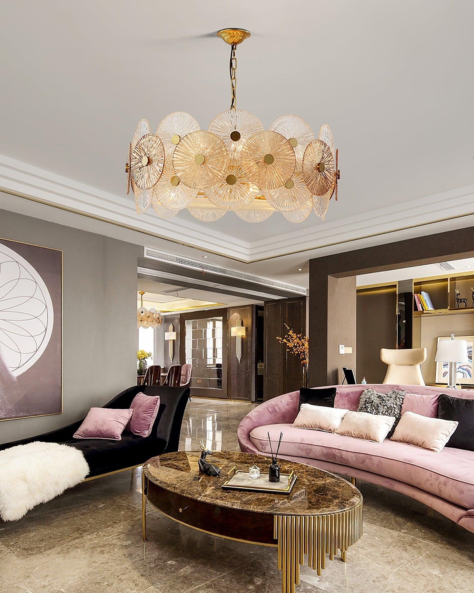 Aurelia Glass Chandelier - Letslighting