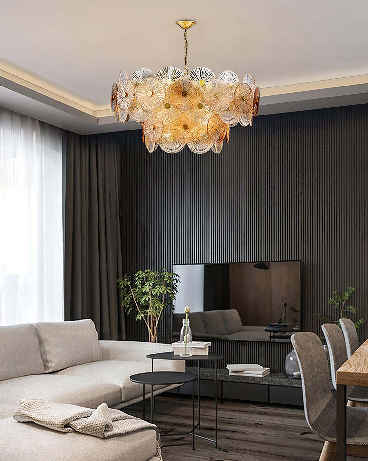 Aurelia Glass Chandelier - Letslighting