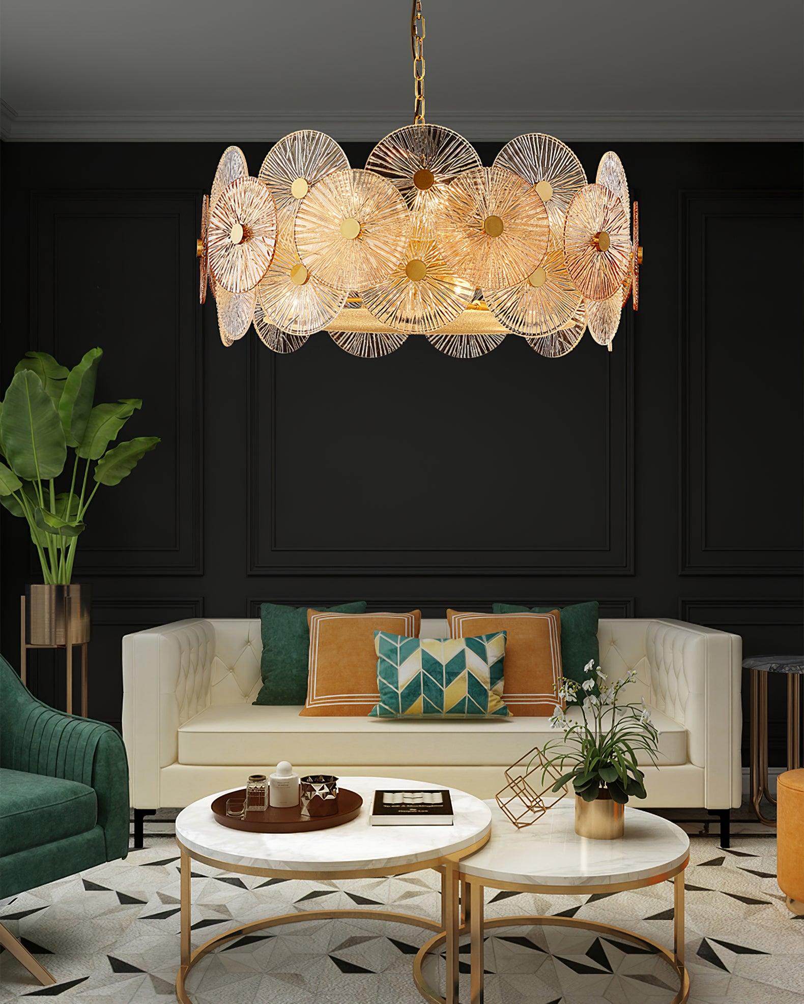 Aurelia Glass Chandelier - Letslighting
