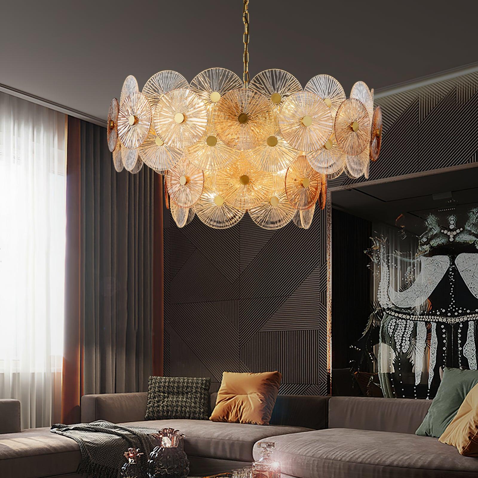 Aurelia Glass Chandelier - Letslighting