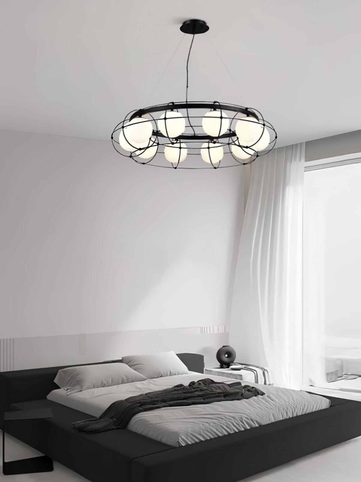 Mia Modern Glass Chandelier - Letslighting