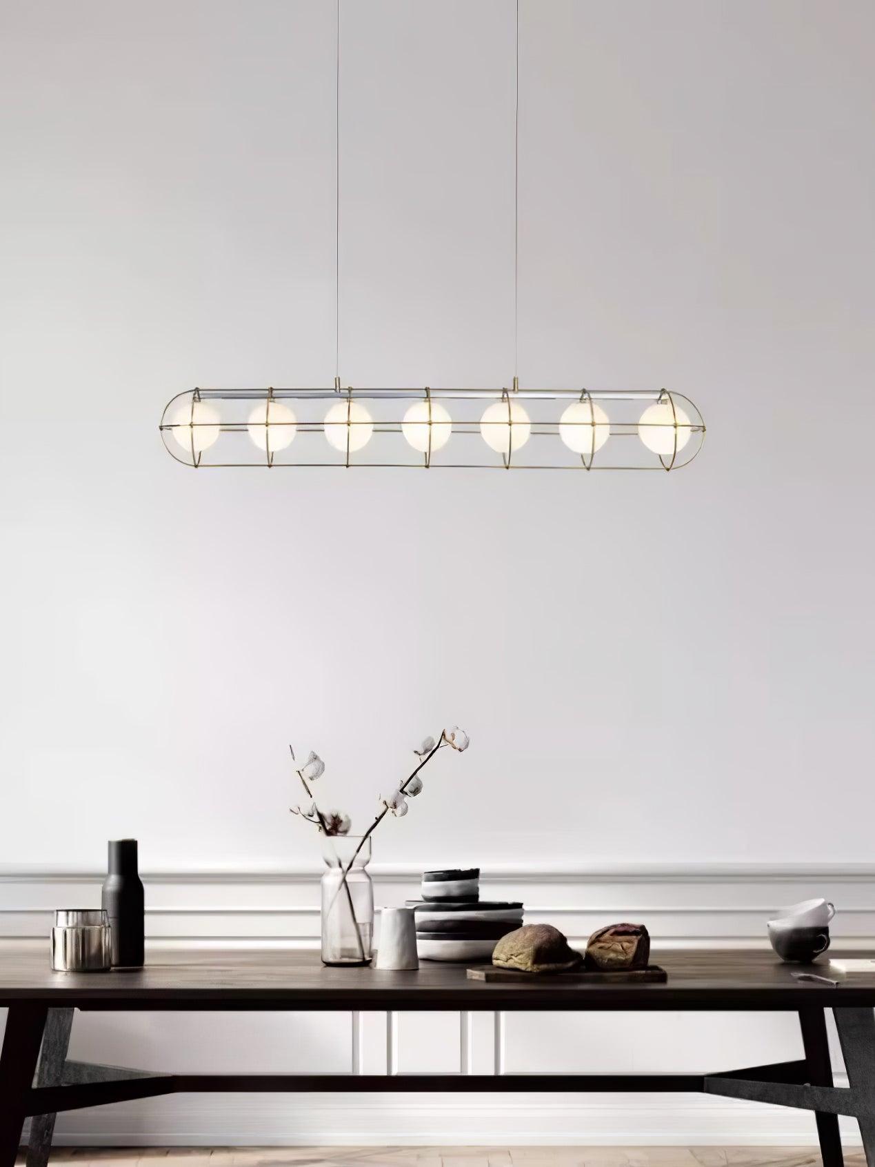 Mia Modern Glass Chandelier - Letslighting