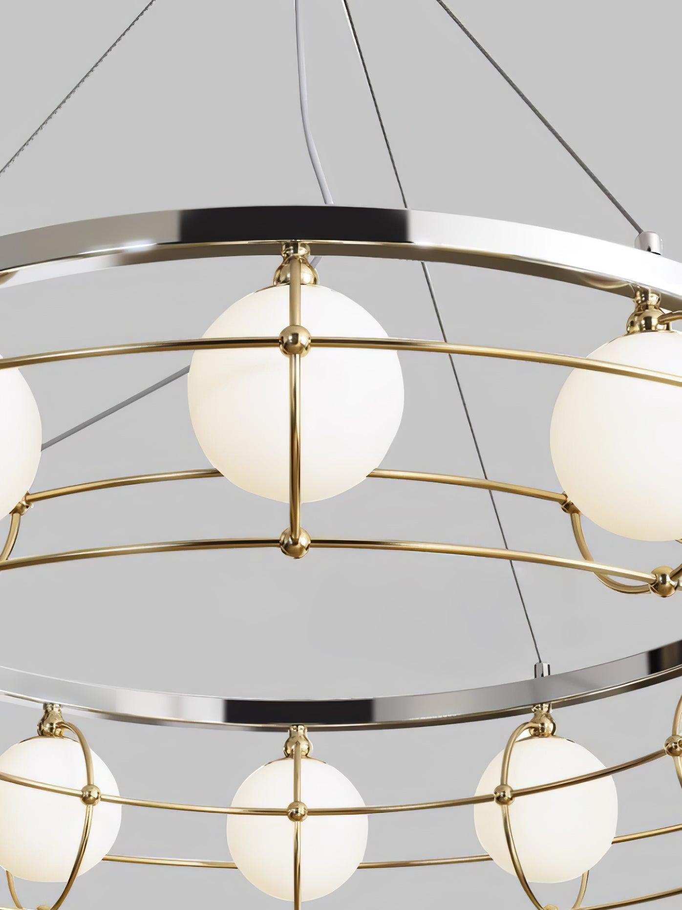 Mia Modern Glass Chandelier - Letslighting