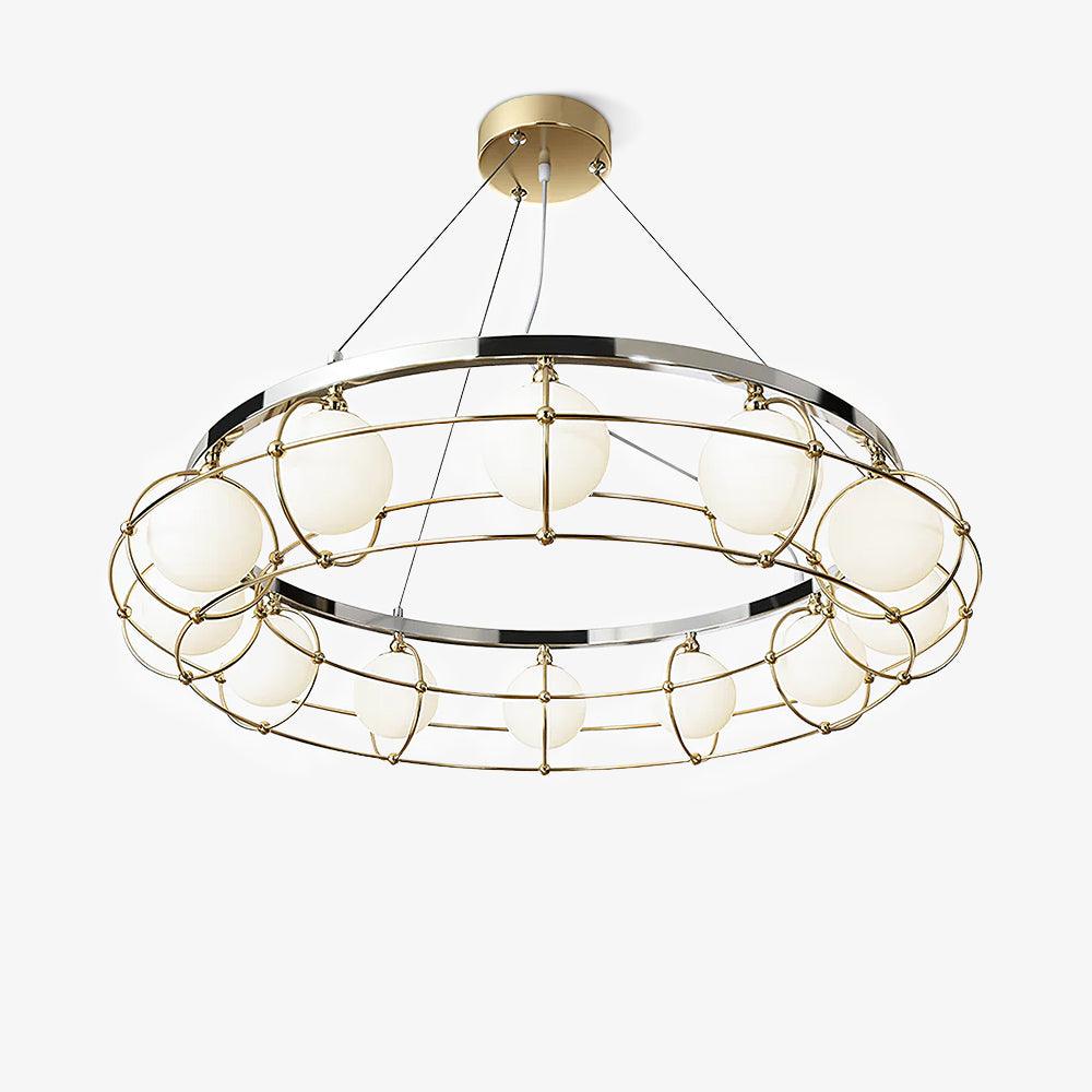 Mia Modern Glass Chandelier - Letslighting