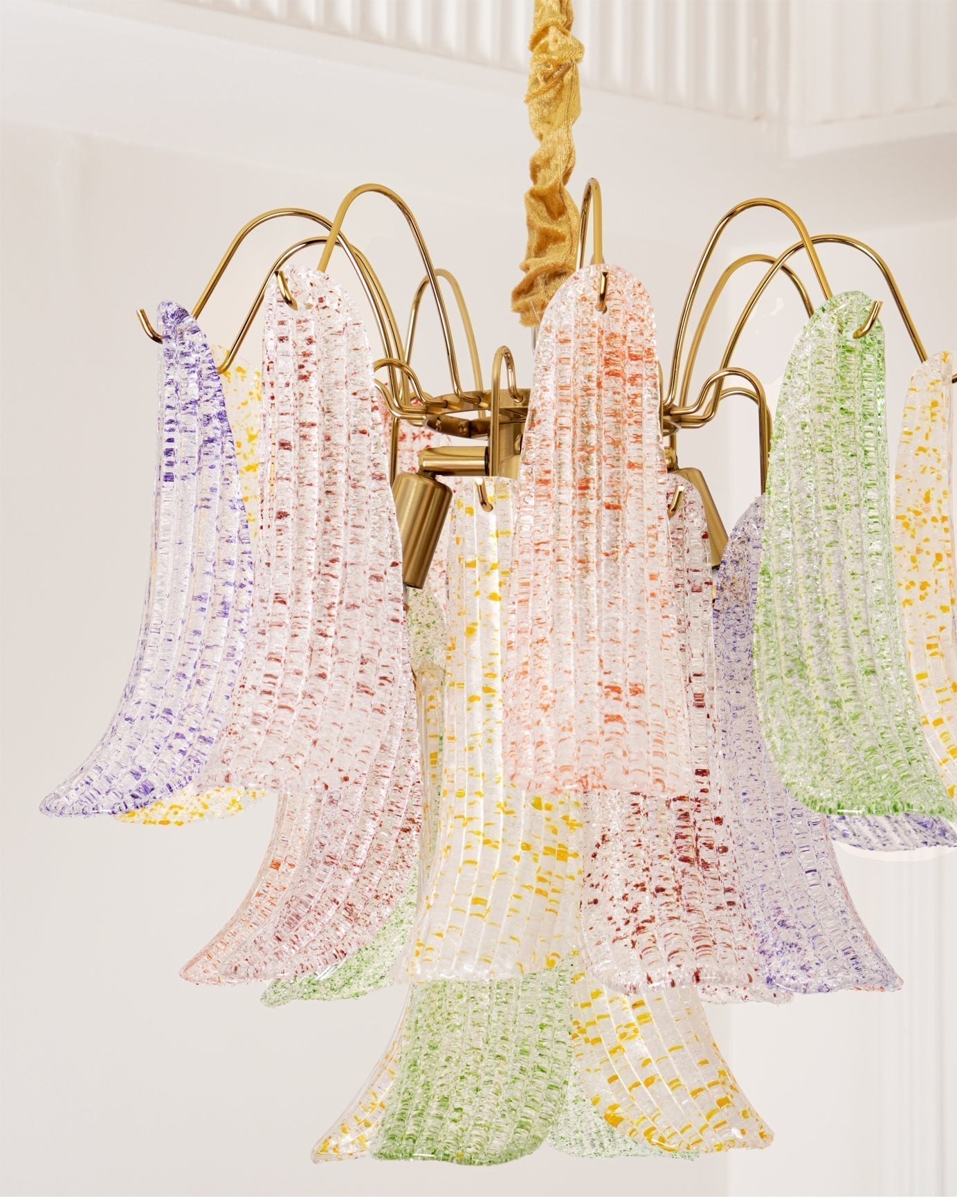 Alnoreth Individual Creativity Metal Glass Chandelier - Lamp Copper
