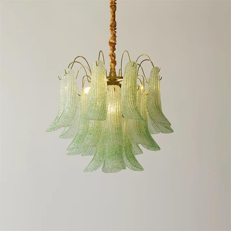 Alnoreth Individual Creativity Metal Glass Chandelier - Lamp Copper