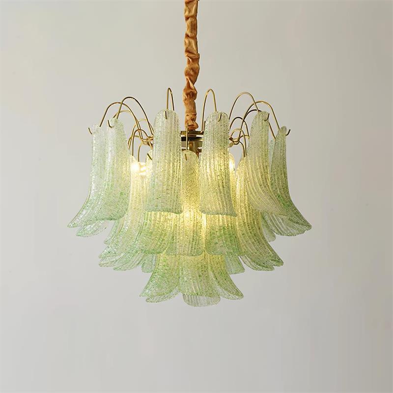 Alnoreth Individual Creativity Metal Glass Chandelier - Lamp Copper