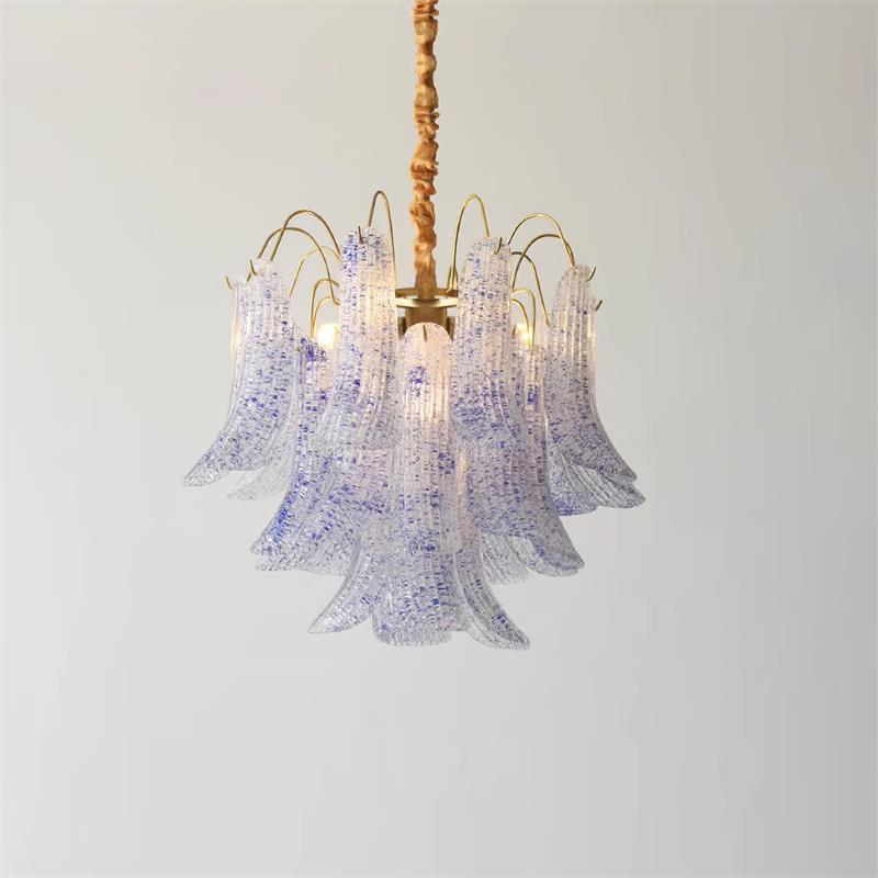 Alnoreth Individual Creativity Metal Glass Chandelier - Lamp Copper