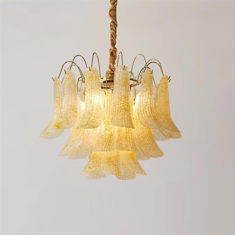 Alnoreth Individual Creativity Metal Glass Chandelier - Lamp Copper