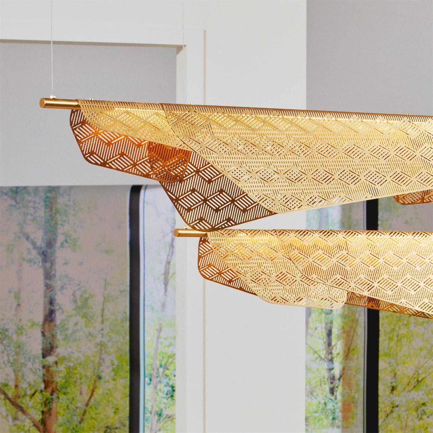 Aella Postmodern Luxury Art Metal Pendant Light - Letslighting