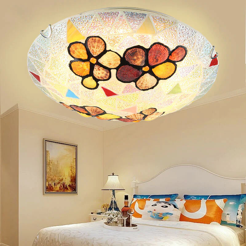 Tiffany Moderno LED Plafón Metal/Vidrio Dormitorio/Salón/Estudio