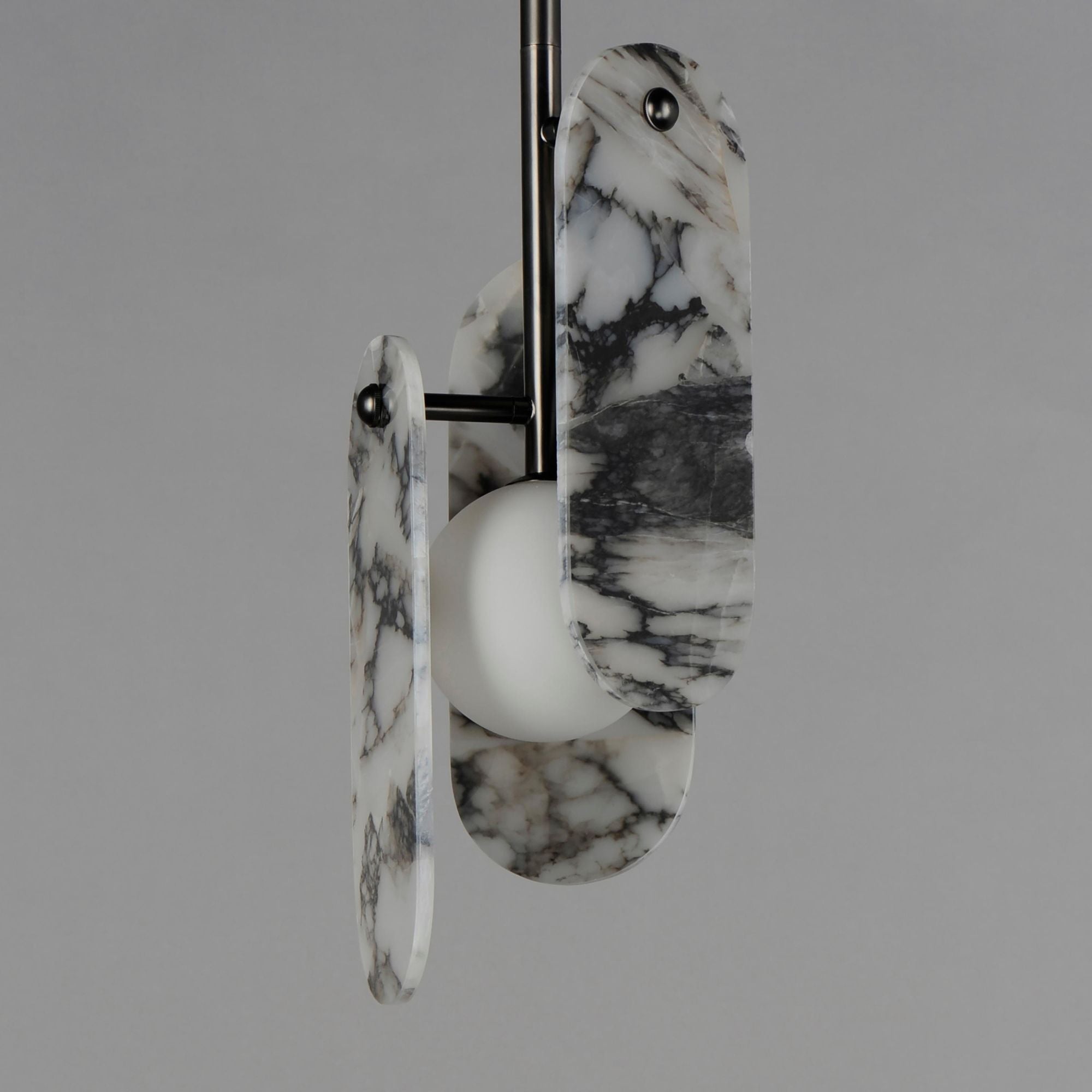 Cevynarae Modern Minimalist Marble Glass Pendant Lamp - Lamp Copper