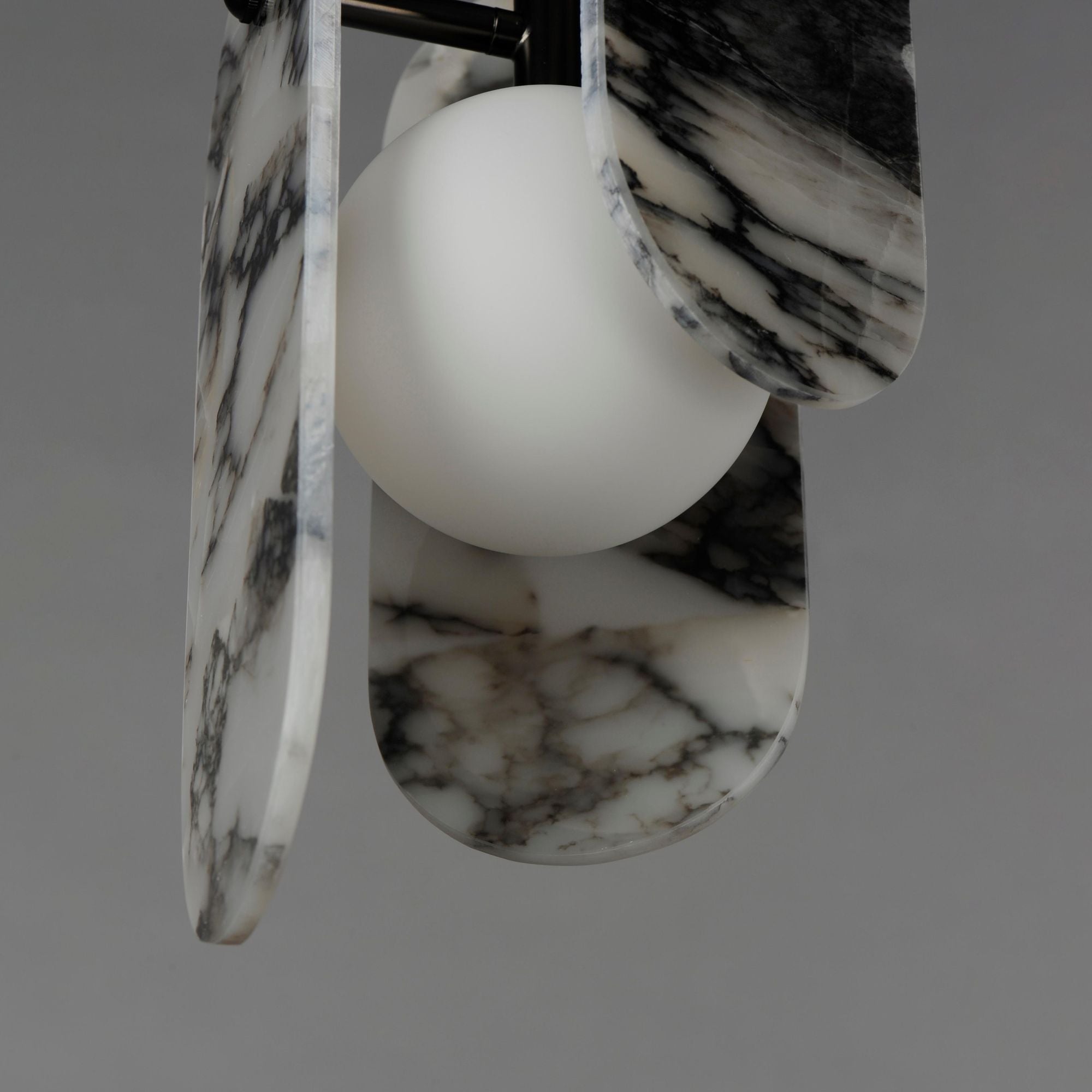 Cevynarae Modern Minimalist Marble Glass Pendant Lamp - Lamp Copper