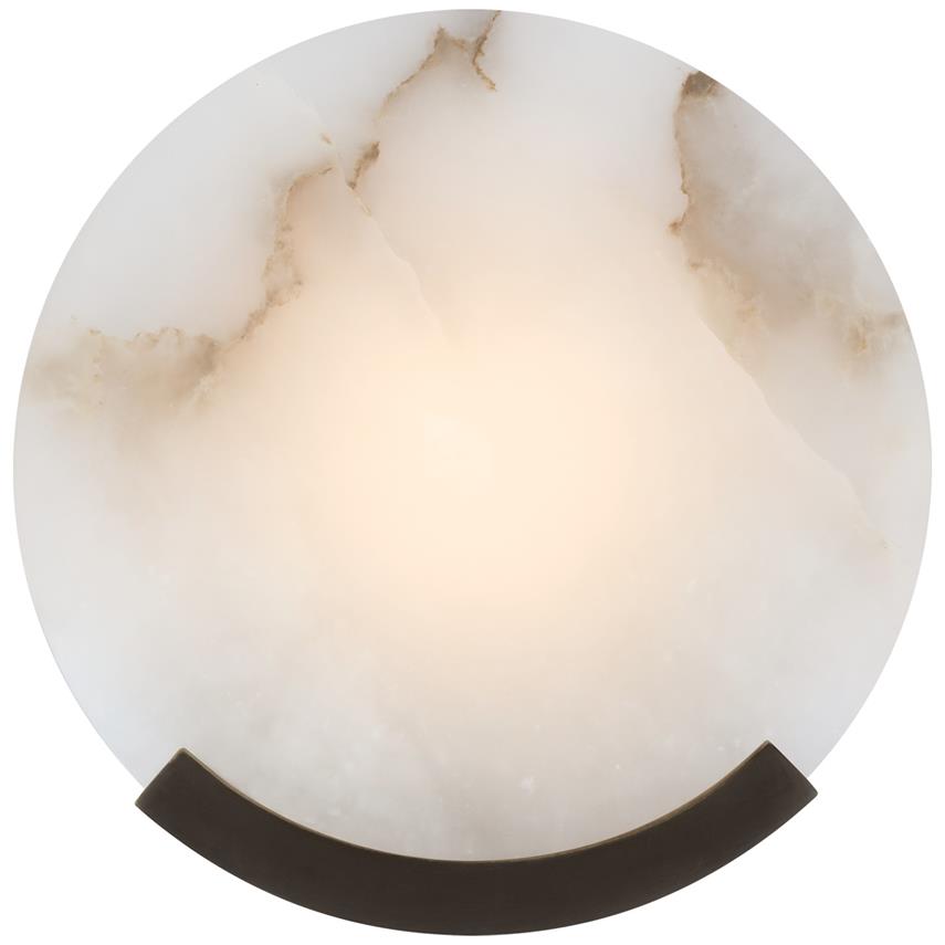 Avsolisra Modern Minimalist Round Alabaster Wall Lamp - Lamp Copper