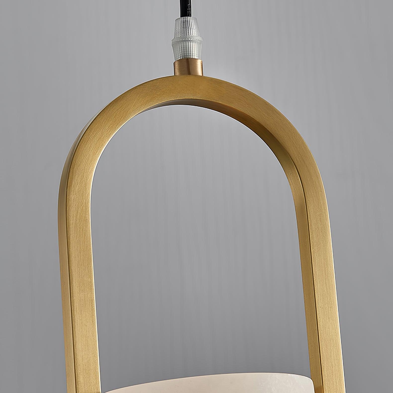 Aethyn Arch Alabaster Pendant Light - Letslighting