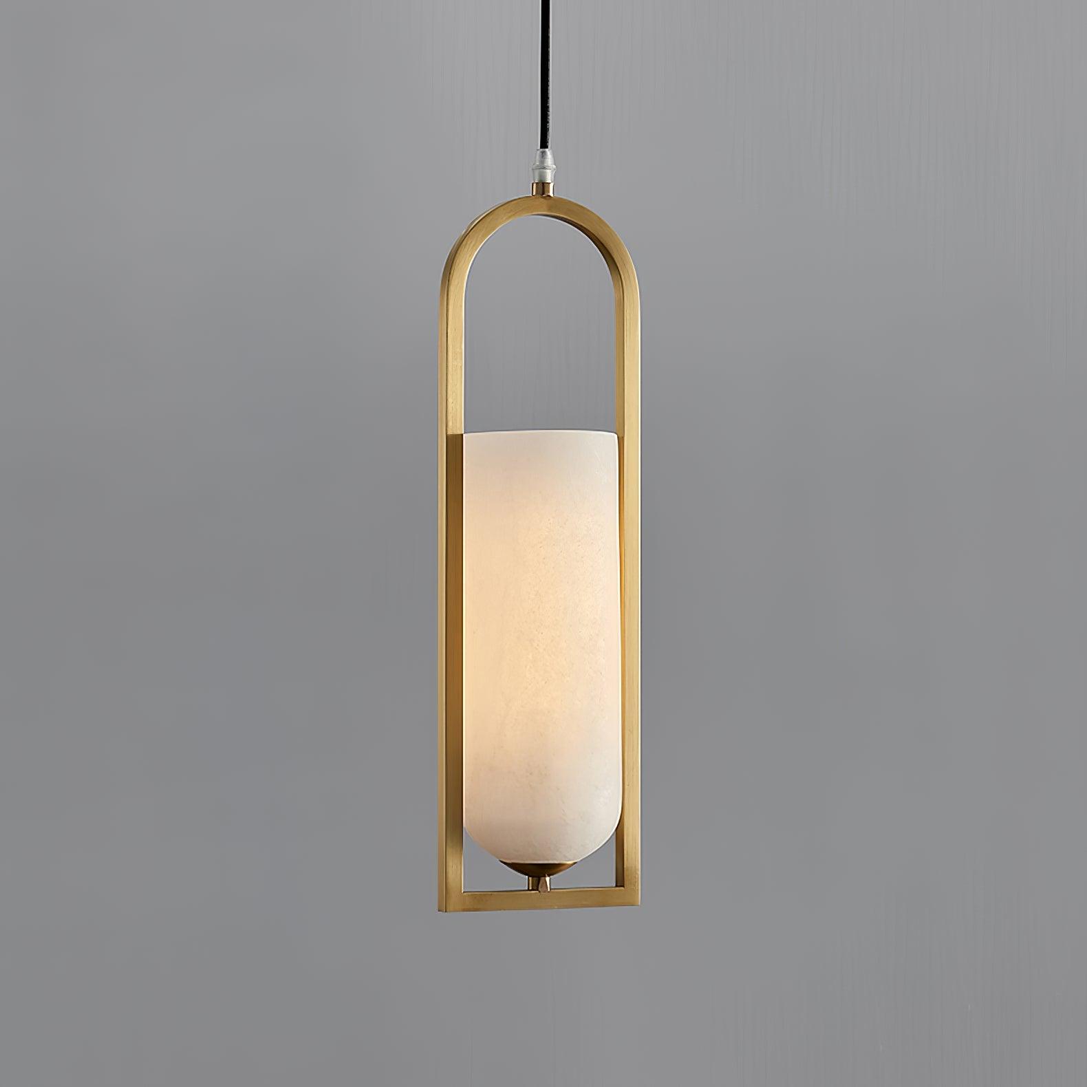 Aethyn Arch Alabaster Pendant Light - Letslighting