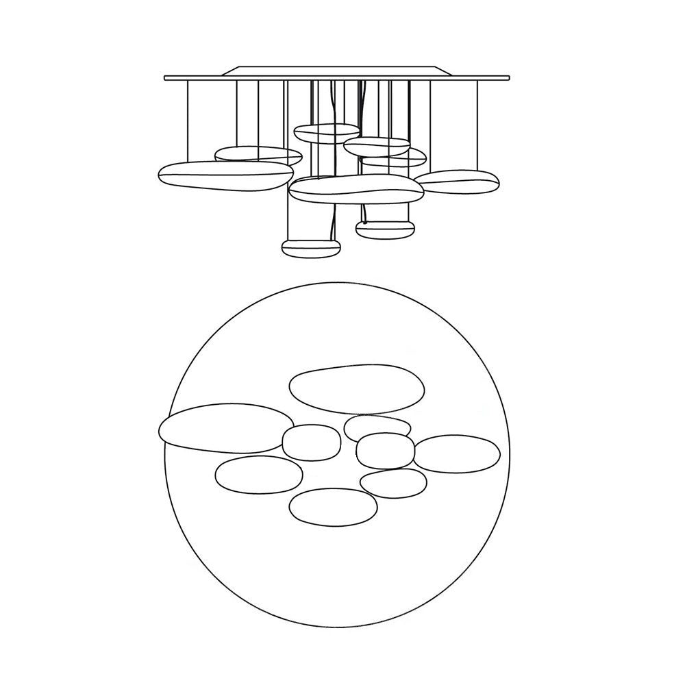 Mercury Chandelier - Letslighting