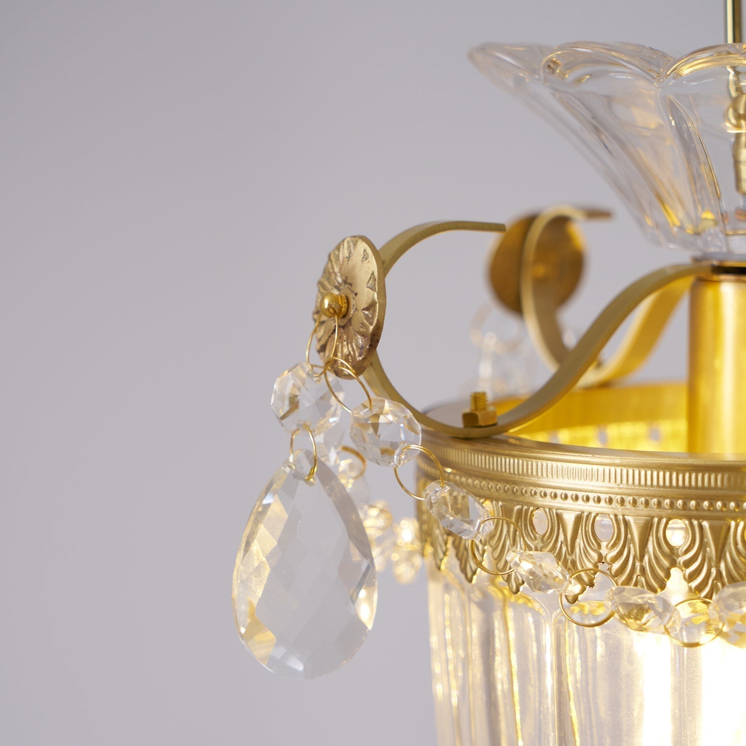 Pendant Lamp Vintage Glamour Crystal Drops - Letslighting