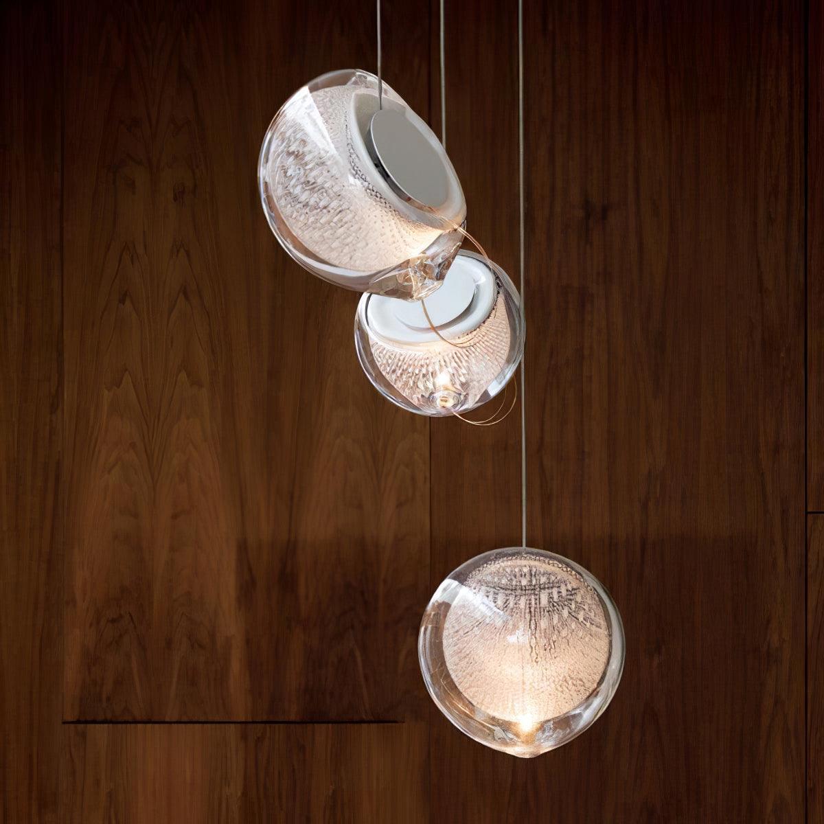 Mesh Glass Pendant Light - Letslighting