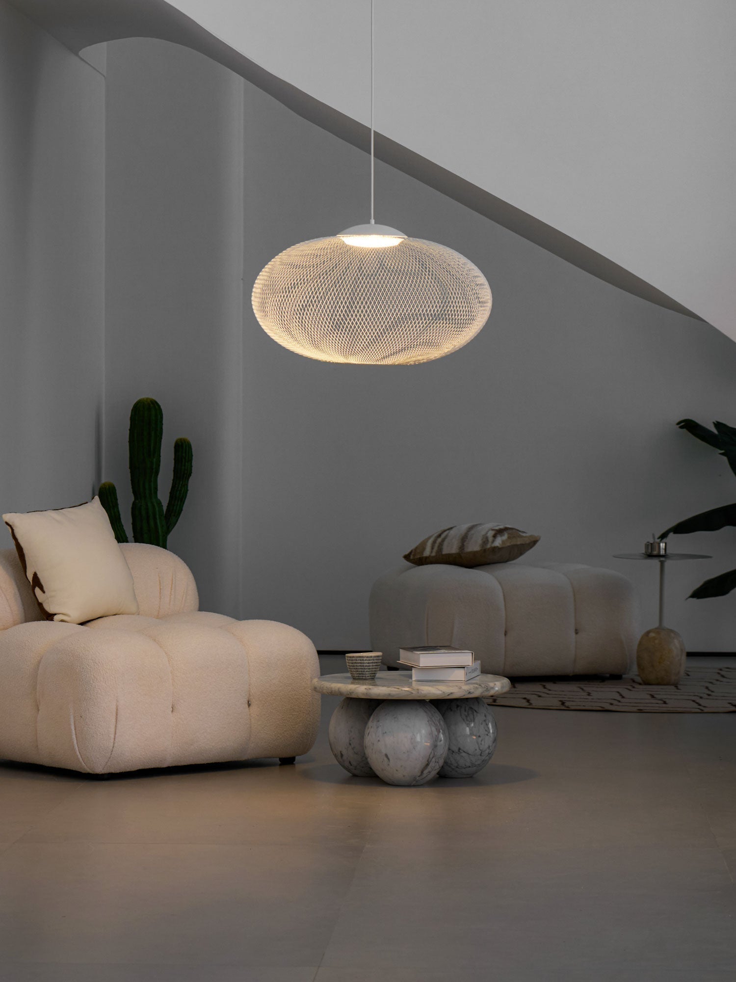 Metallic Meshwork Pendant Lamp - Letslighting