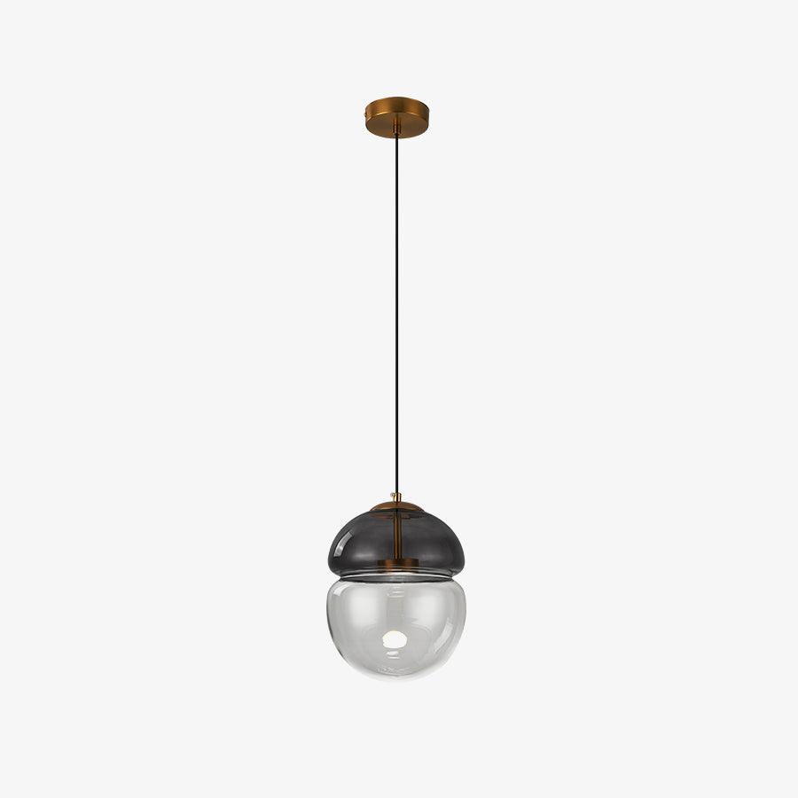 Aged Modern Minimalist Dome Metal Glass Pendant Light - Letslighting