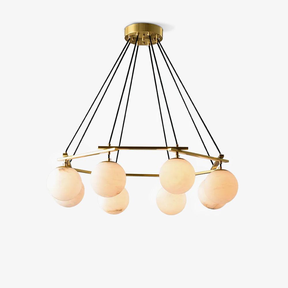 Lunara Alabaster Chandelier - Letslighting