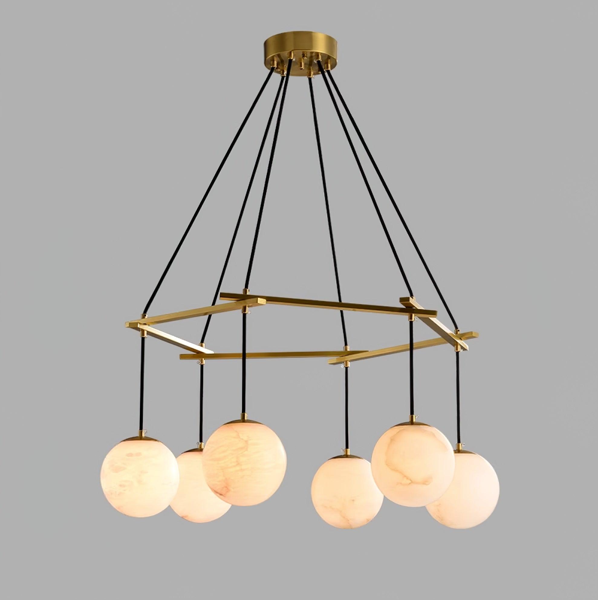 Lunara Alabaster Chandelier - Letslighting