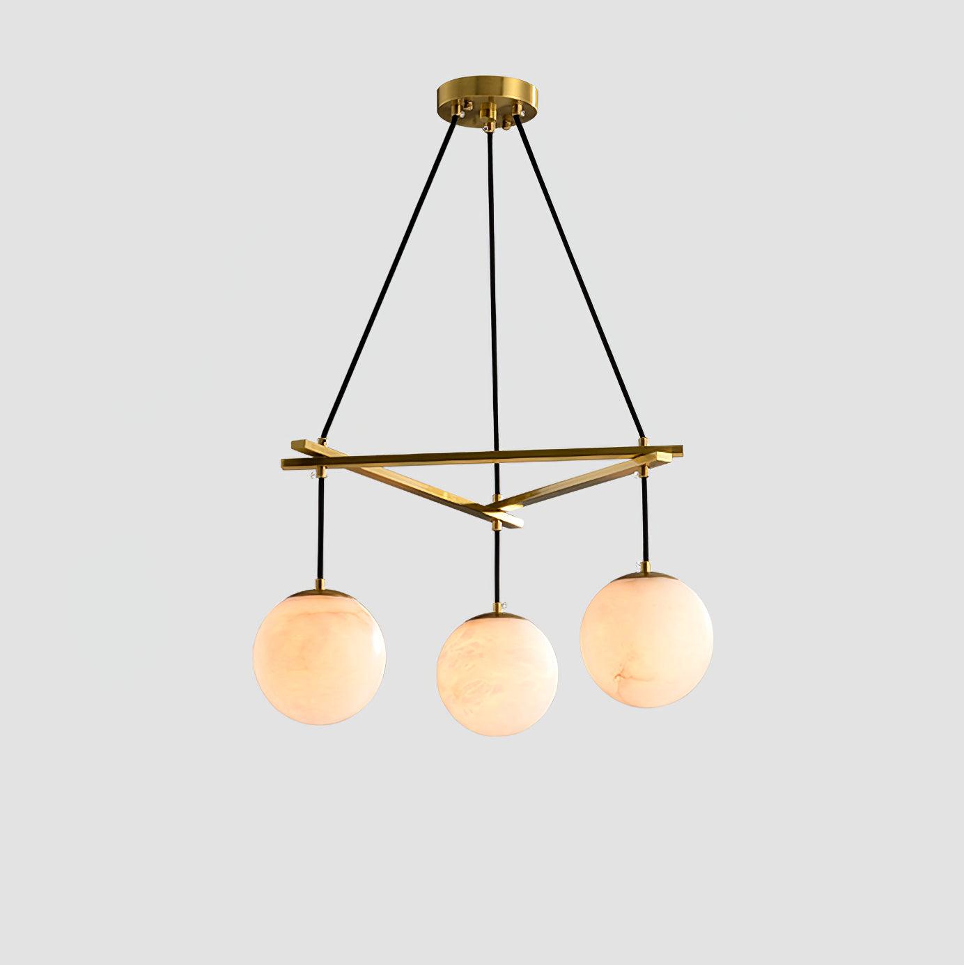 Lunara Alabaster Chandelier - Letslighting