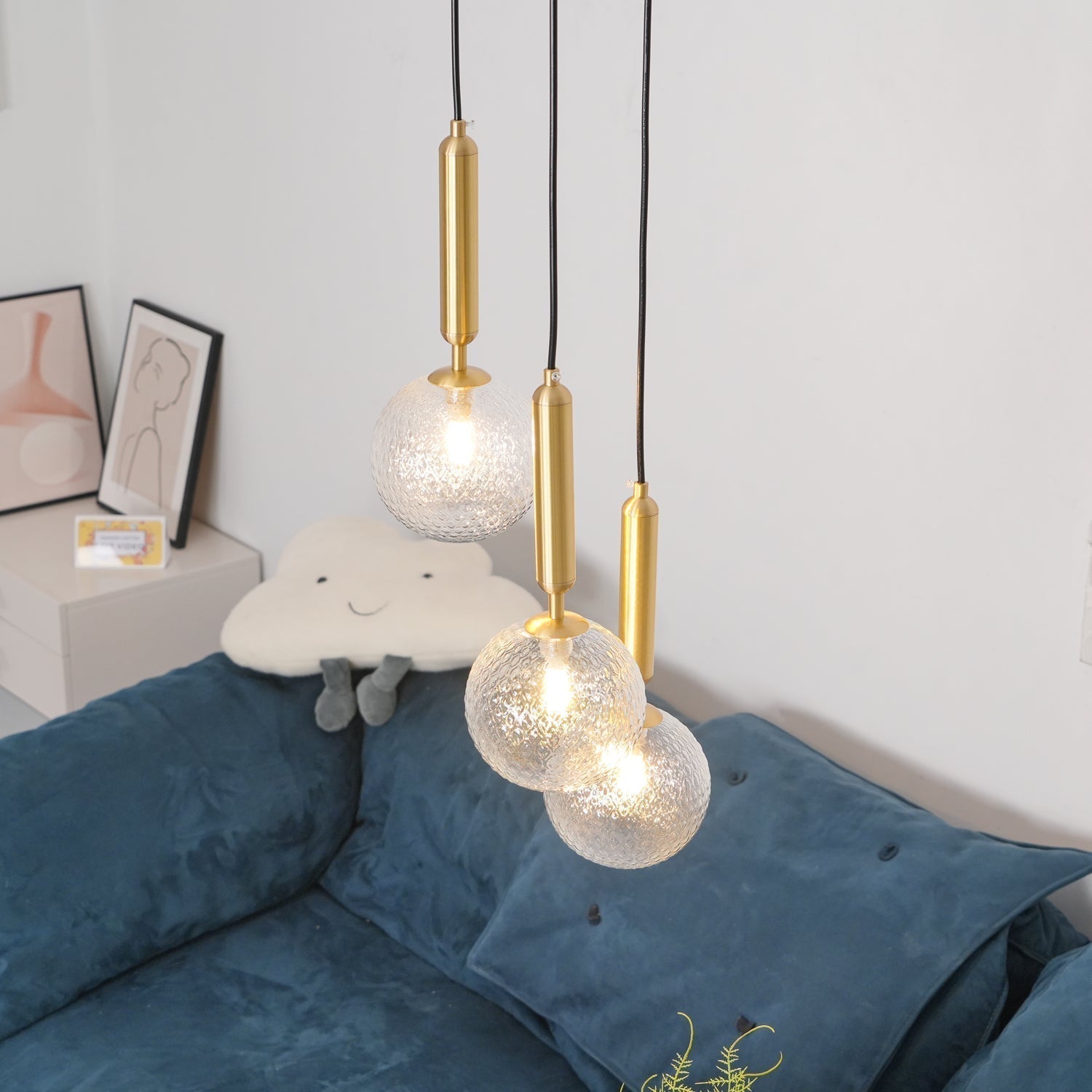 Miira Brass Pendant Light - Letslighting