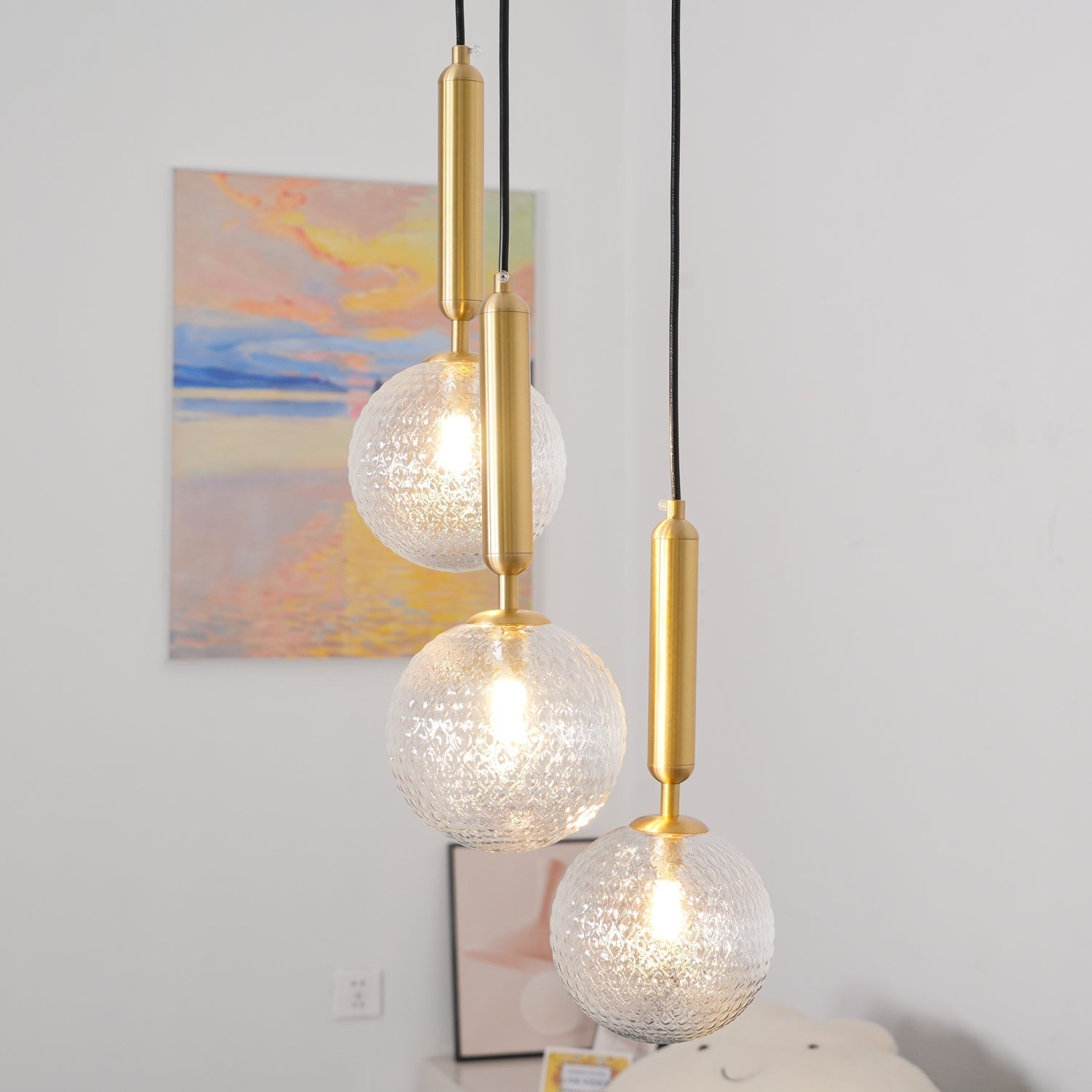 Miira Brass Pendant Light - Letslighting