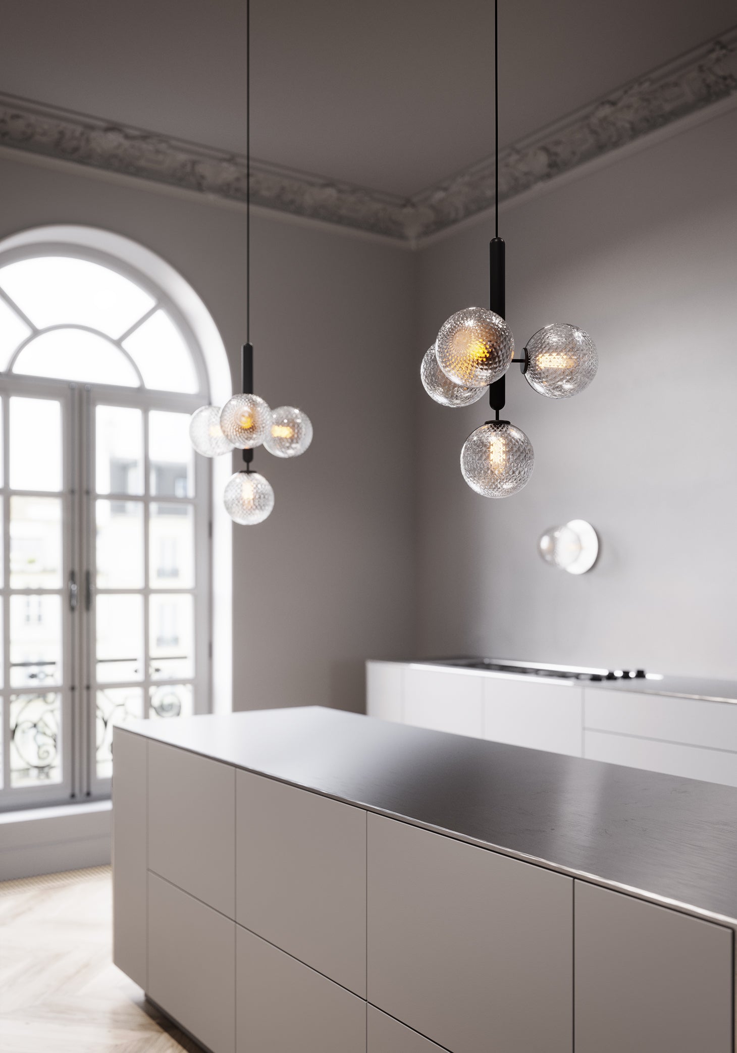Miira Brass Pendant Light - Letslighting